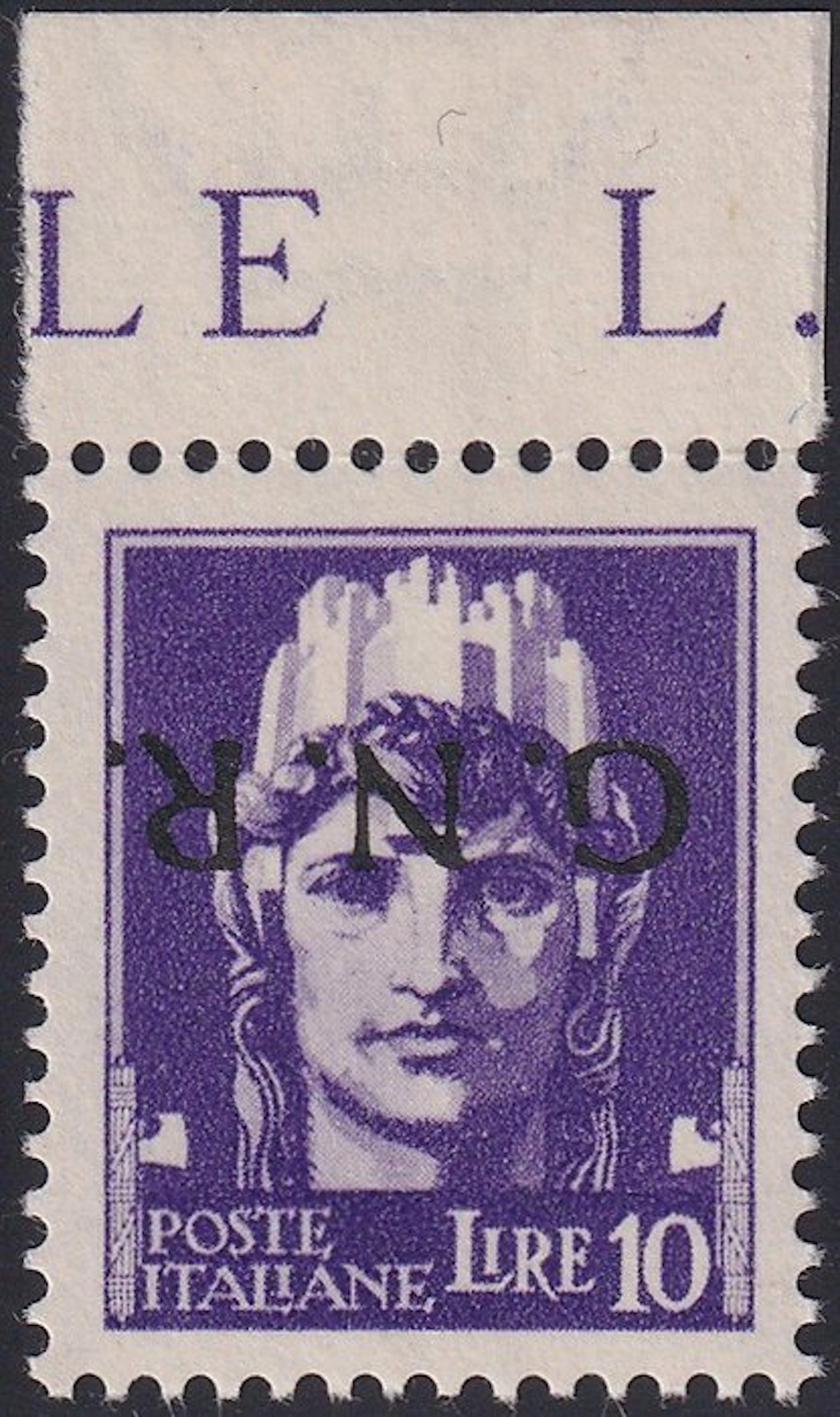 Republican National Guard 1943 - Verona issue 10 lira