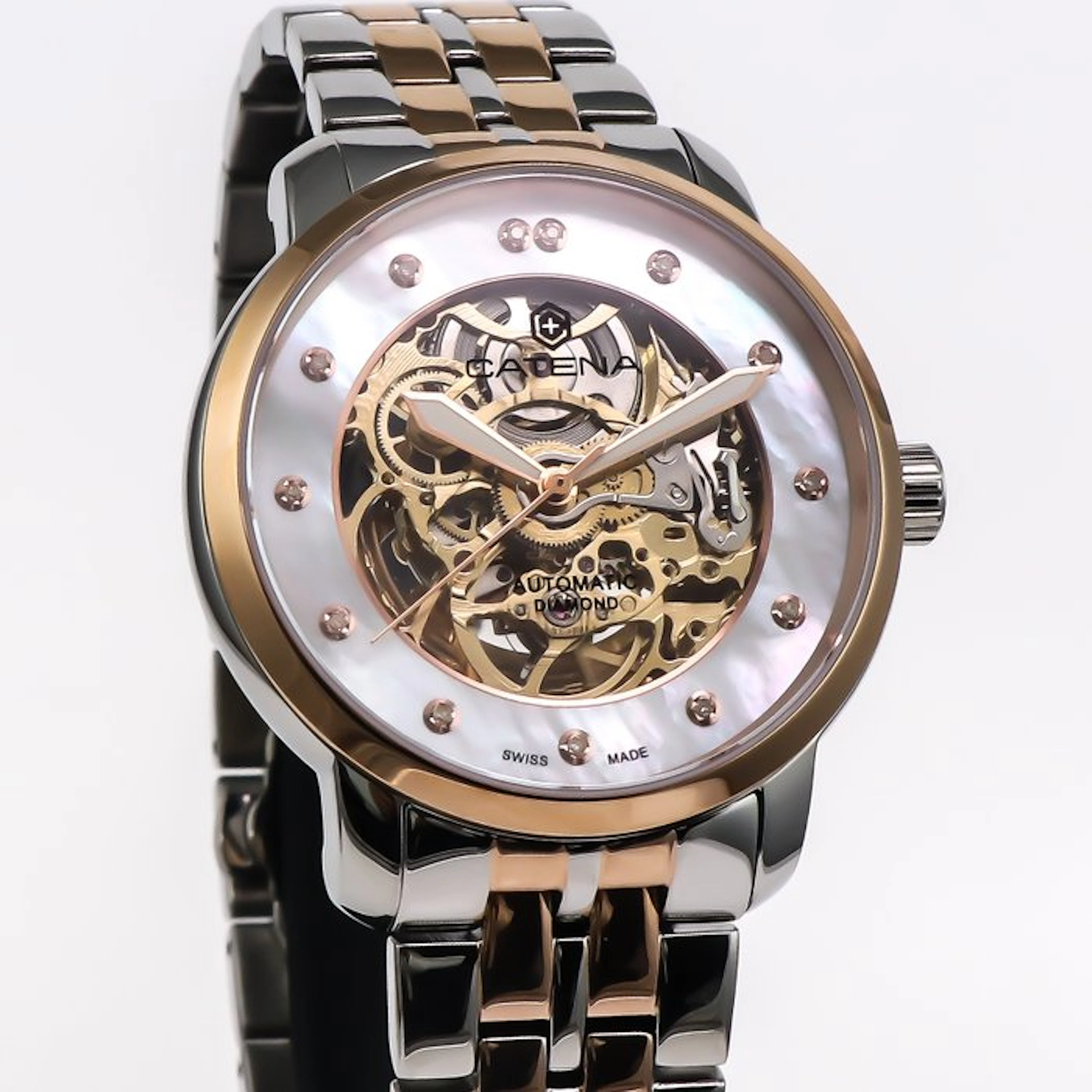 Catena - Skeleton Diamond Automatic Swiss Made Watch...