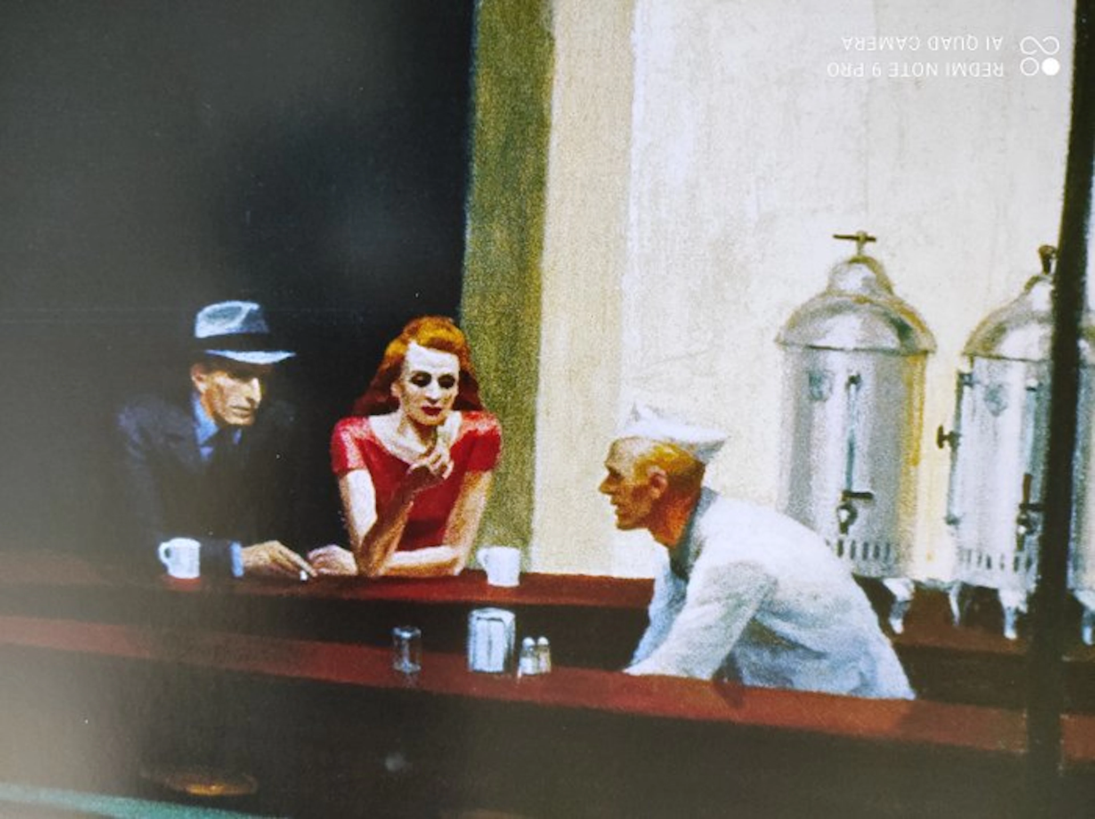 after Hopper - Edward Hopper - Falchi della notte- Impronti Edizione - 1990s