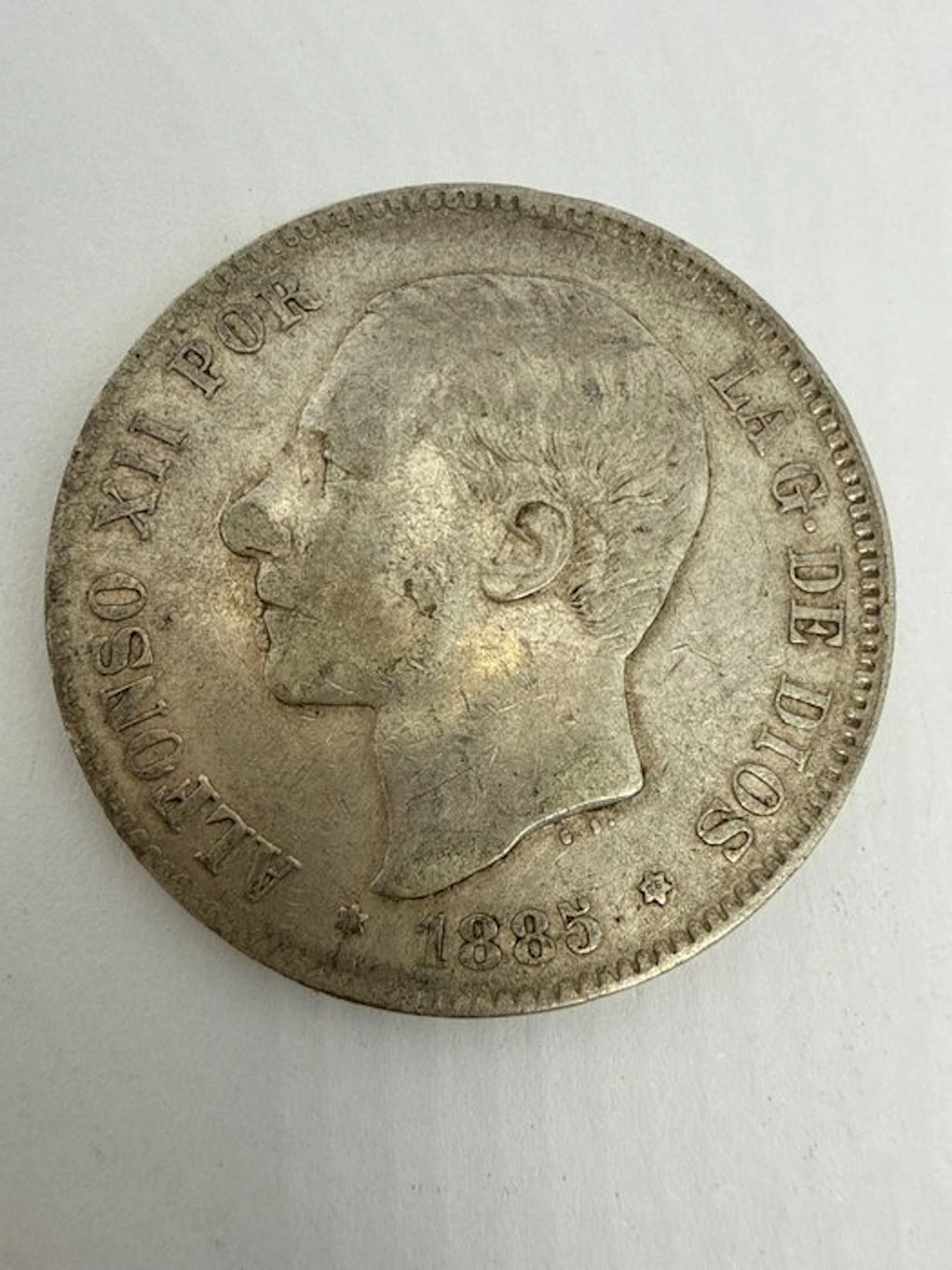 Spain. Alfonso XII. 1885 (No reserve price)