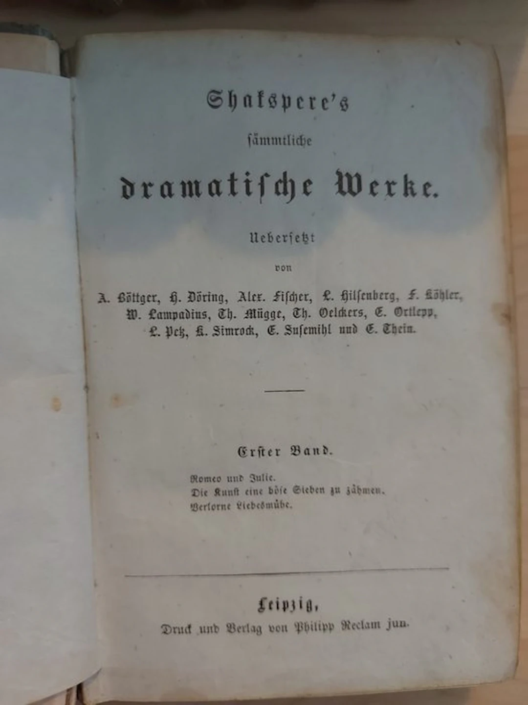 William Shakespeare; translators: A