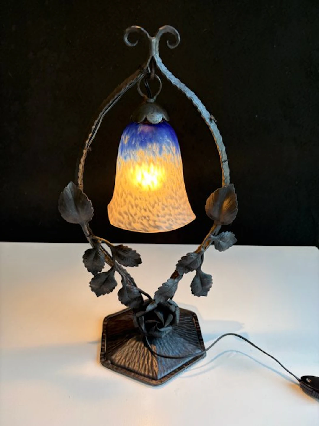 Table lamp - Wrought iron