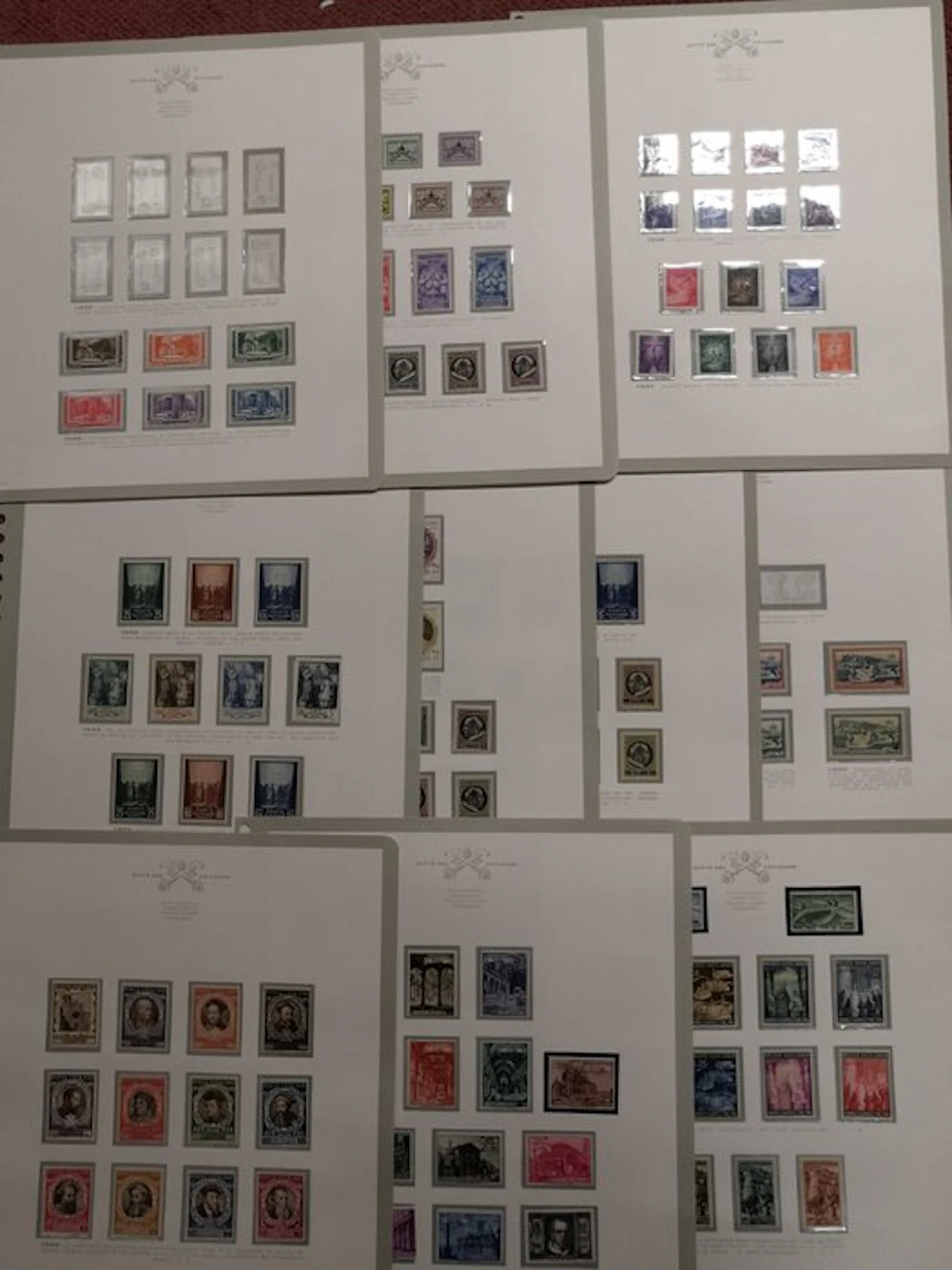 Vatican City 1938/1950 - Completely mint (MNH) without 'Tobias'