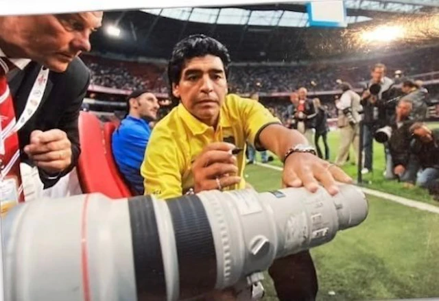 Canon EF 900 - Maradona, Cruijff, Van Basten, Ronaldinho - Prime lens