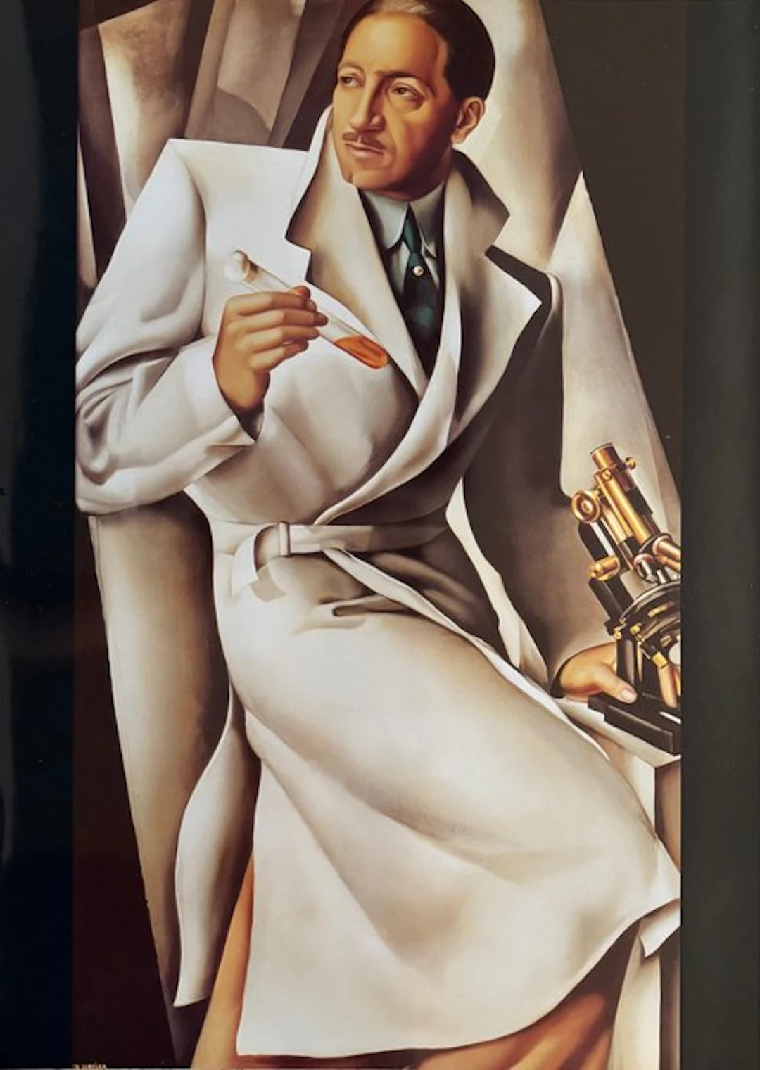 Tamara de Lempicka - “Doctor Boucard, 1929”. Gesigneerd in de plaat.