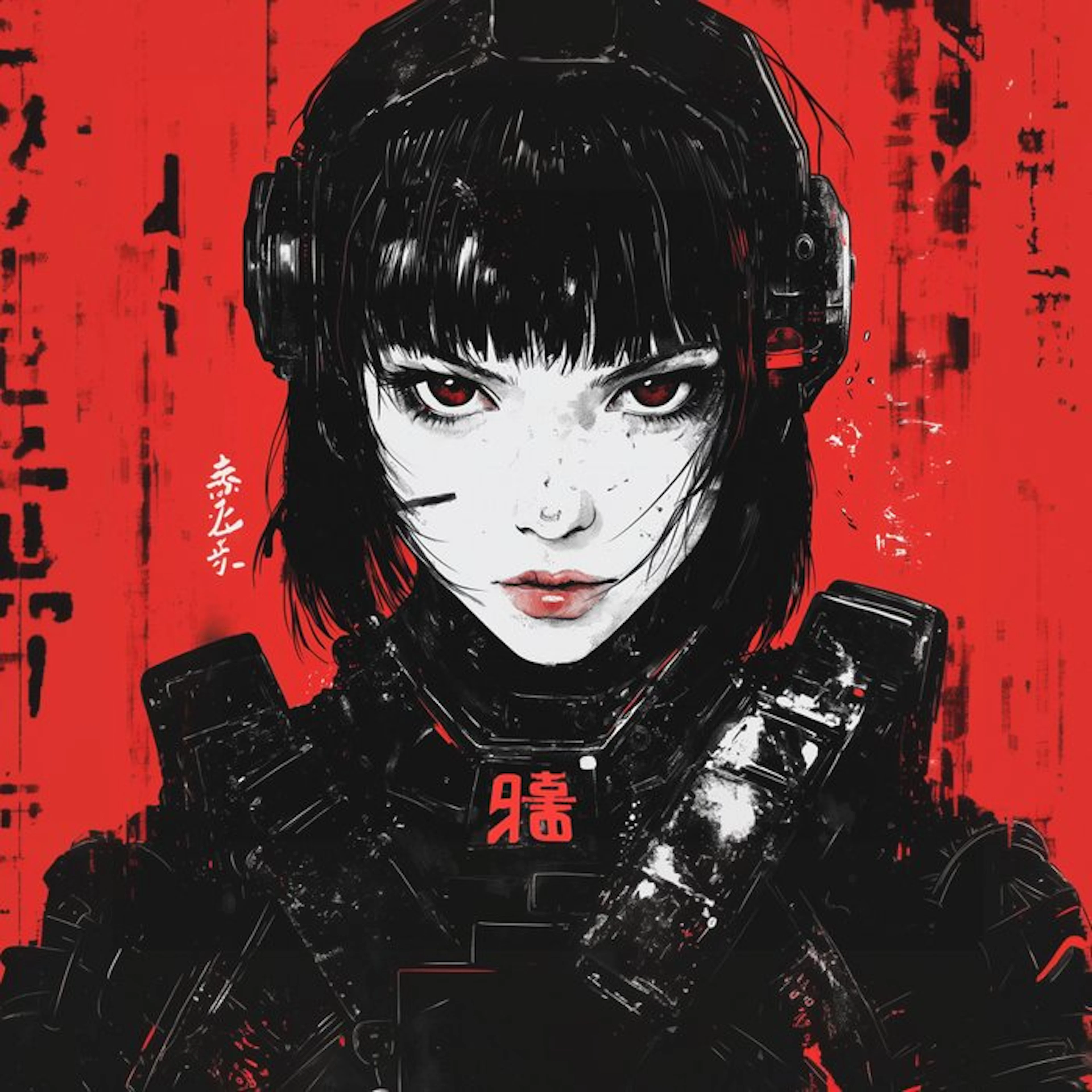 Artxlife - Ghost in the Shell Cyberpunk Girl 3