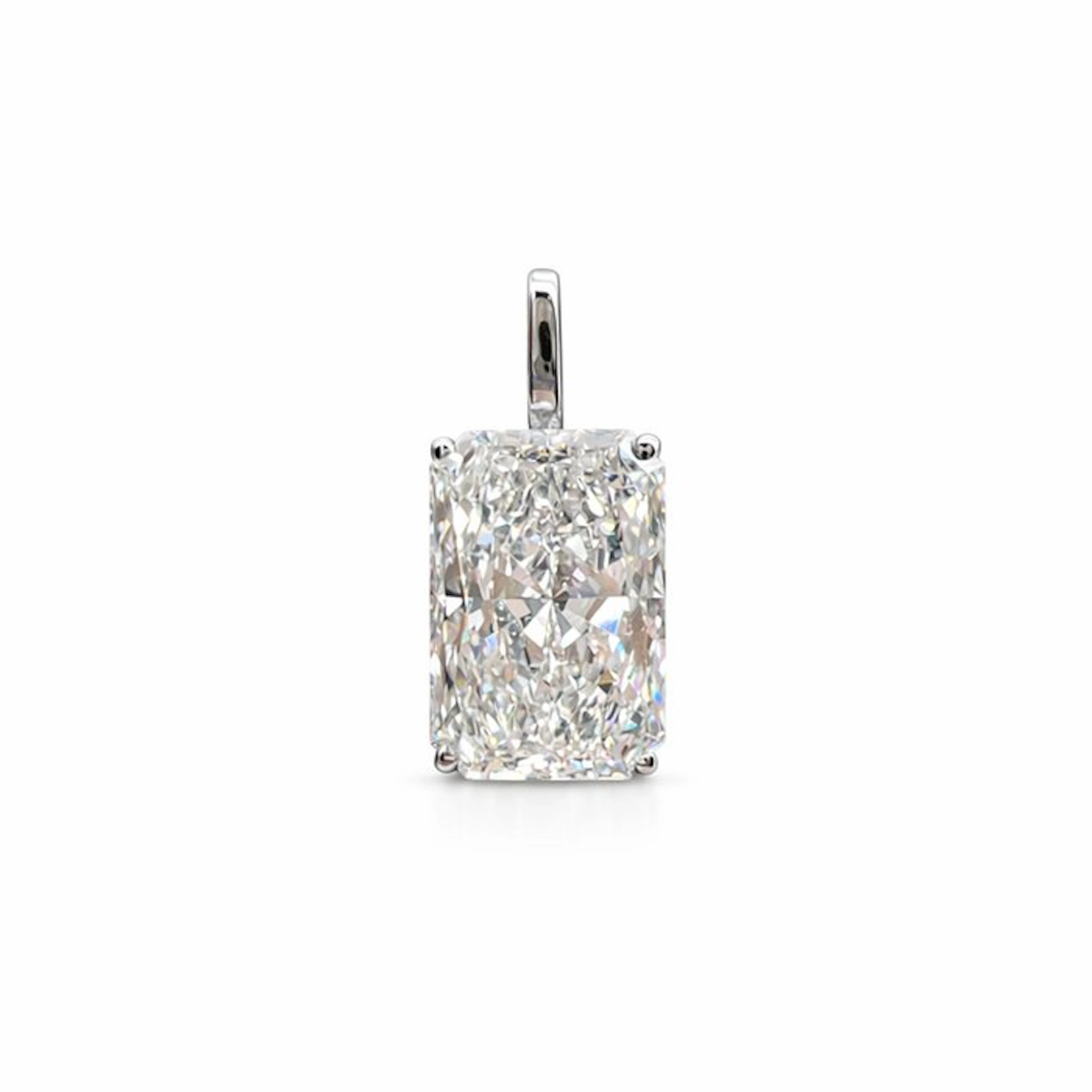 No reserve price - Pendant - 14 kt. White gold - 2.09ct. tw. Diamond