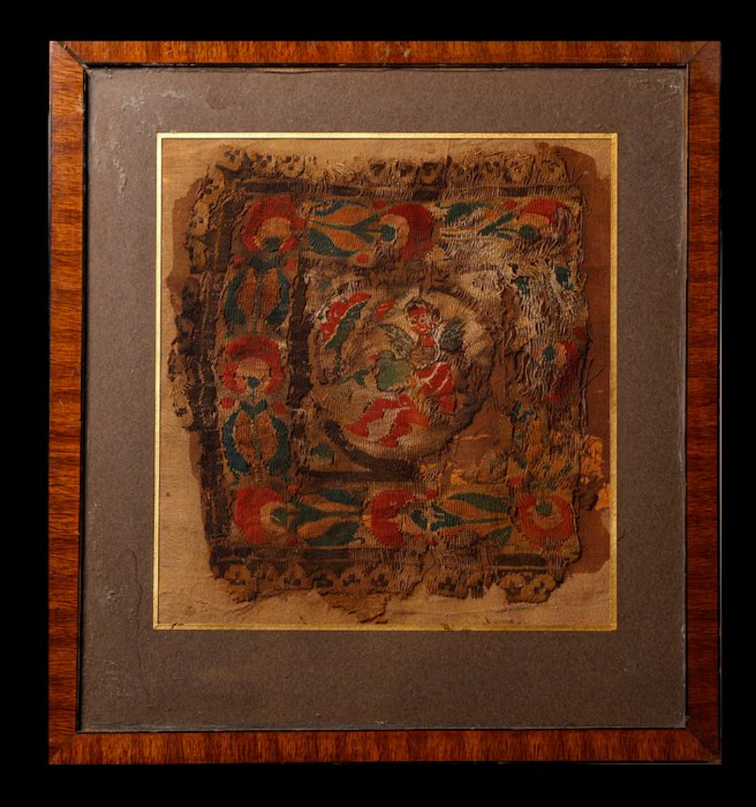 Ancient Egypt, Coptic textile, Spanish license export - 25 cm