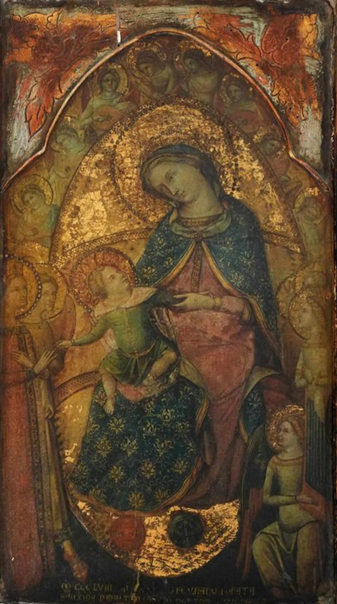Ecole italienne XVIII siècle (d'après Lorenzo Veneziano)...