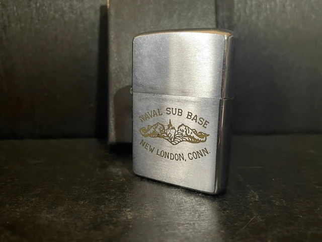 Zippo - 1974 - ZIPPO NAVAL SUB BASE NEW LONDON CONN