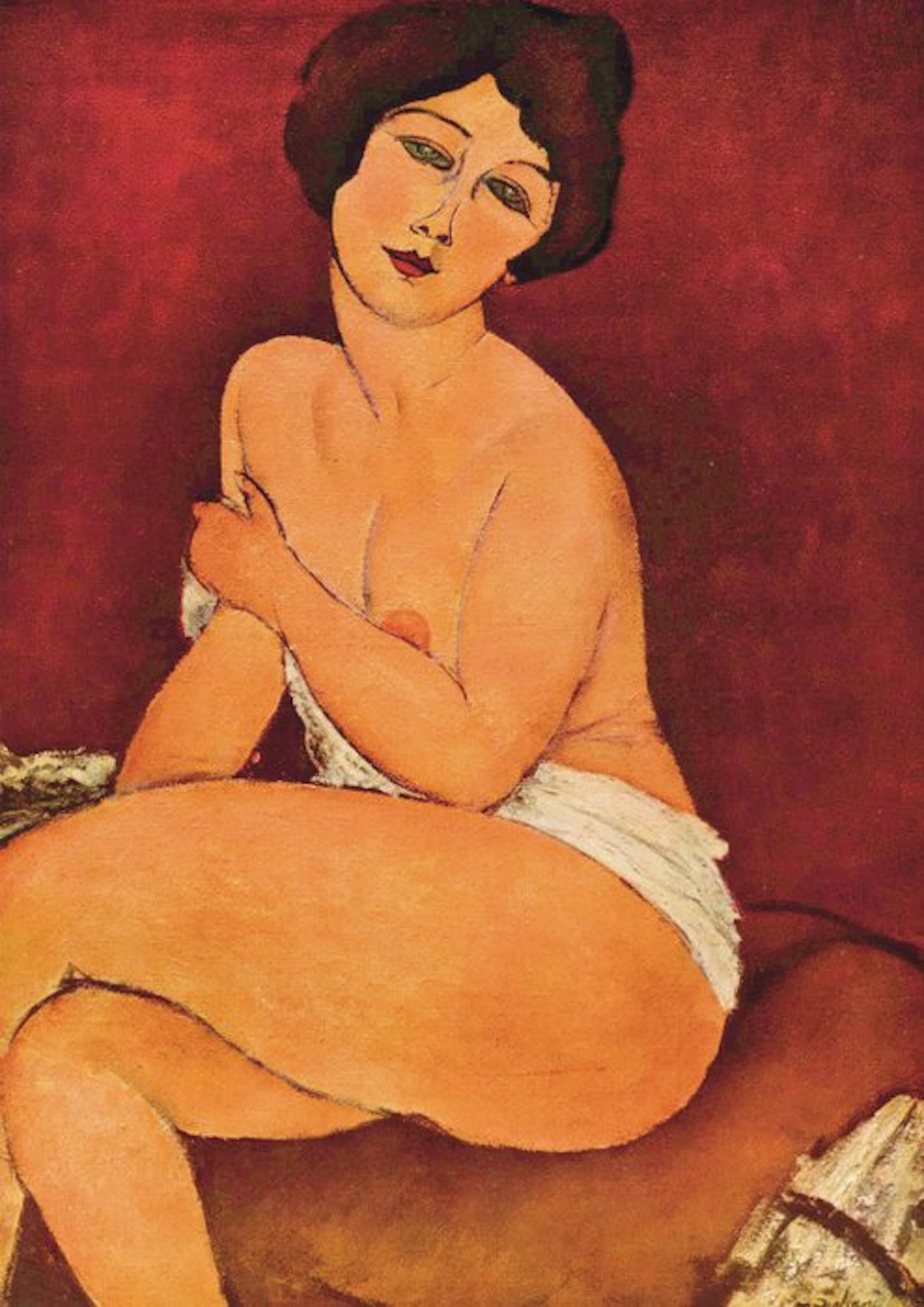 Amedeo Modigliani (1884–1920) (after) - Nu couché – Fine Art