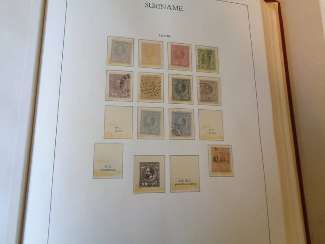 Suriname 1873/1875 - Collection Suriname including better material