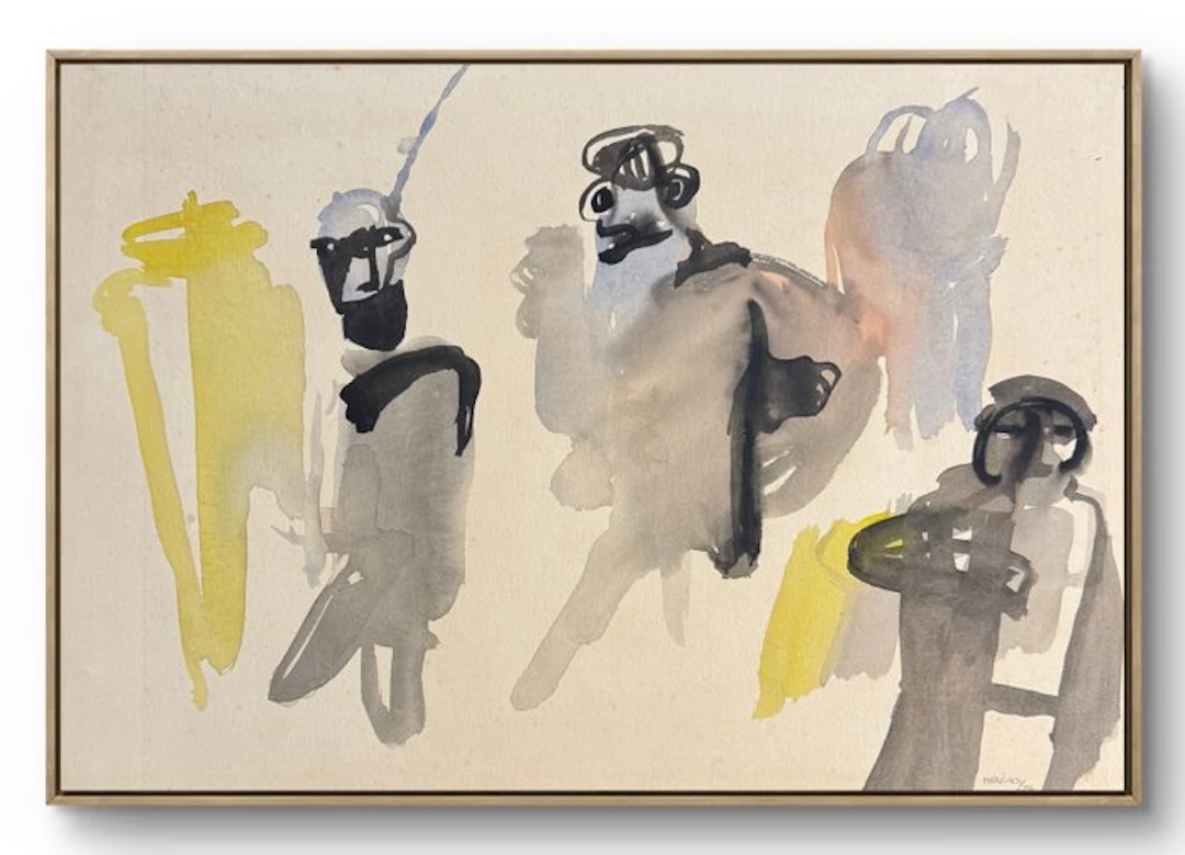 Marcus de Vestele (1941-2024) - Composition Cobra aux...