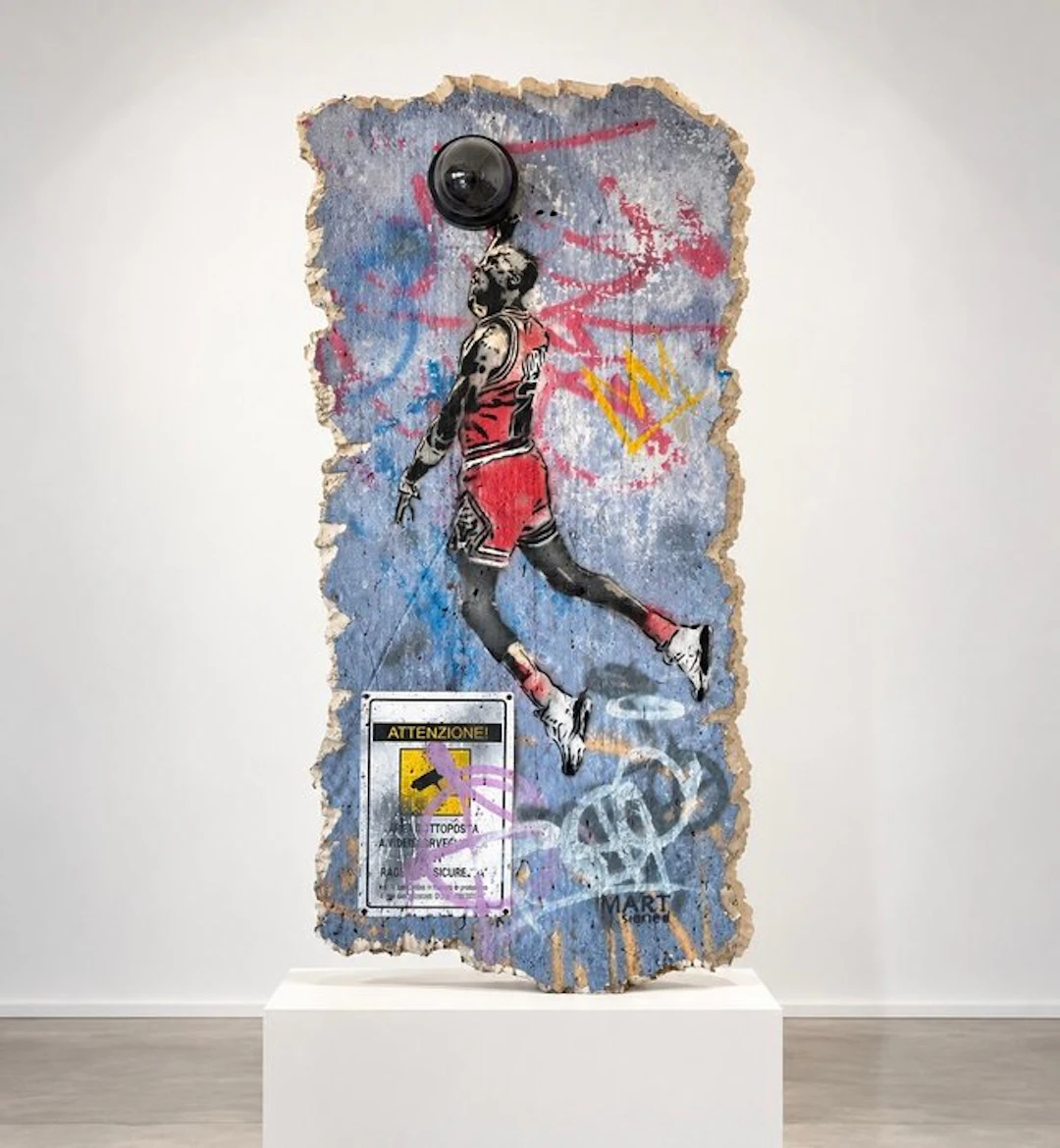 Mart Signed (XX) - ‘(AIR) surveillance Michael Jordan ( not a print)