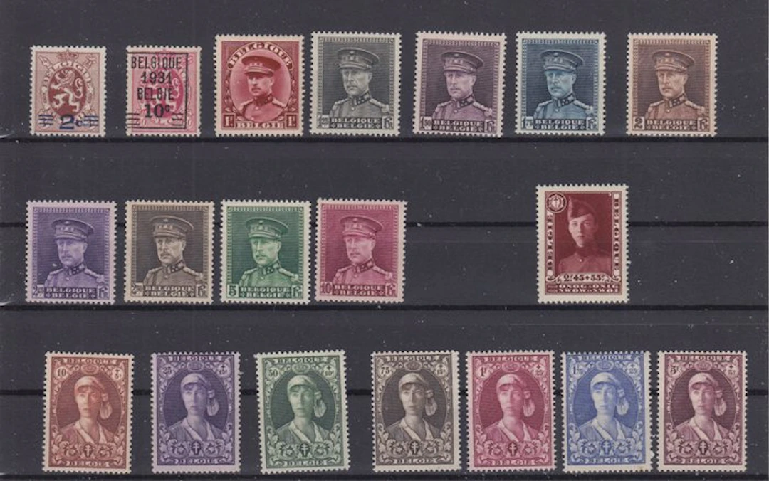 Belgium 1931 - Full year 1931 - OBP ; 315/332 + BL 3