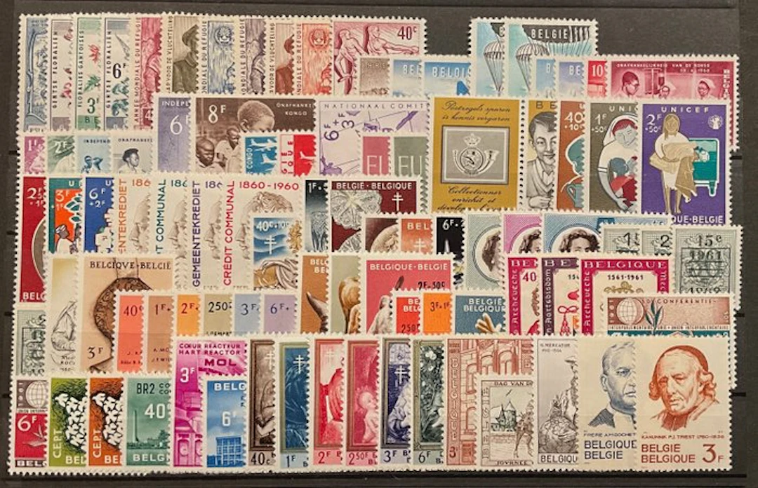 Belgium 1960/1969 - 1960s: complete collection of stamps and blocks