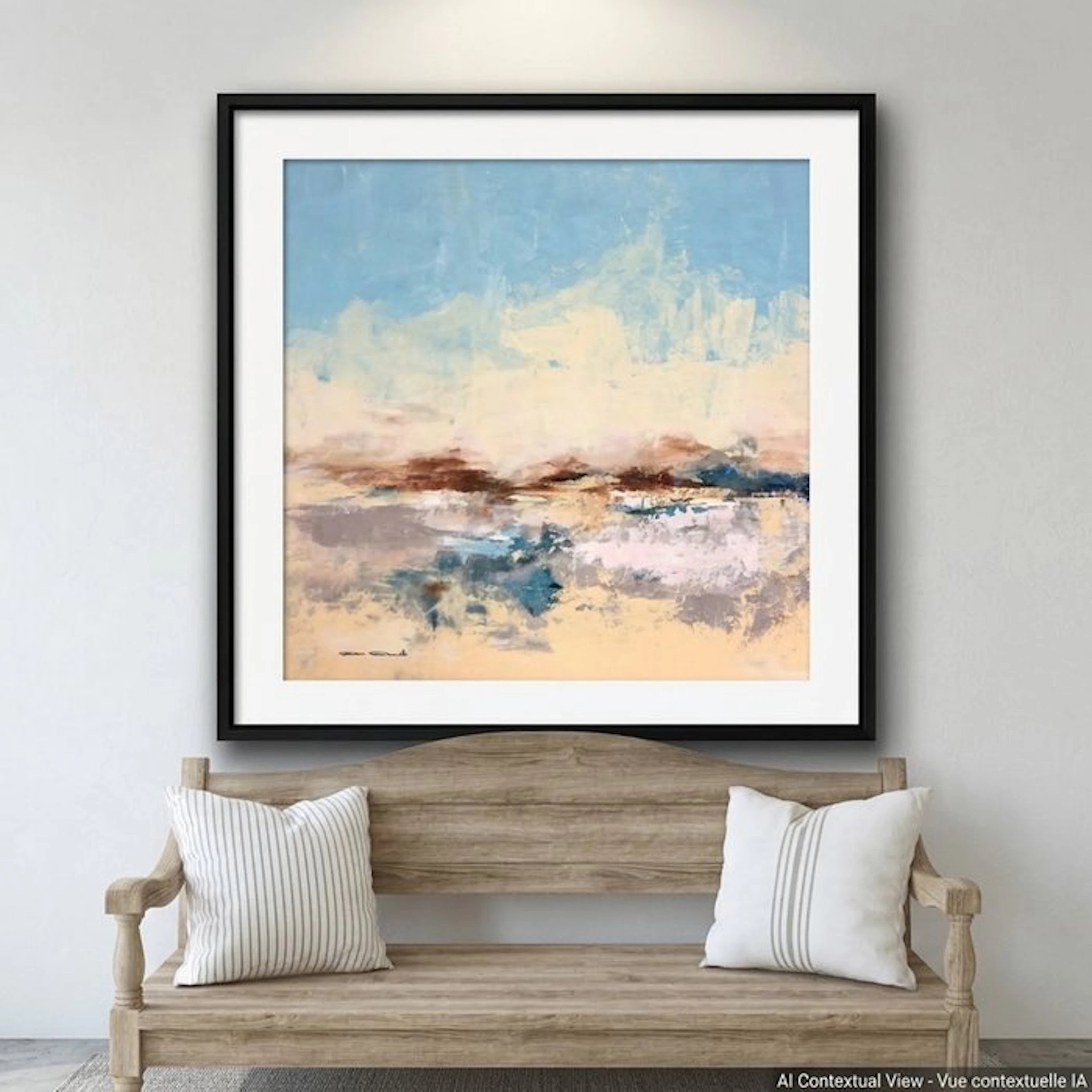 Dam Domido - NO RESERVE PRICE-Salt Memory- 95 x 95 cm