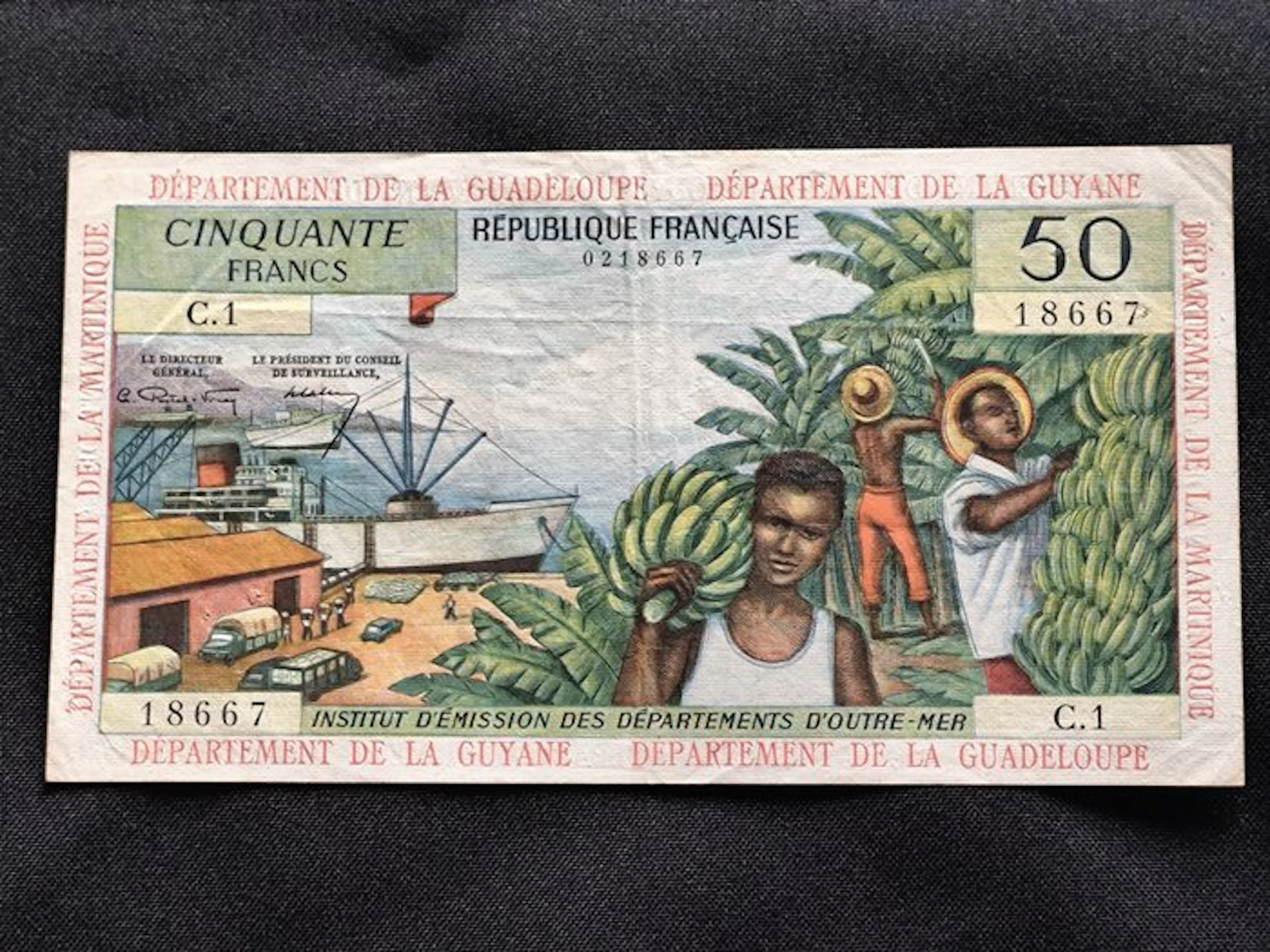 French Antilles. - 50 Francs - ND (1964) - Pick 9a
