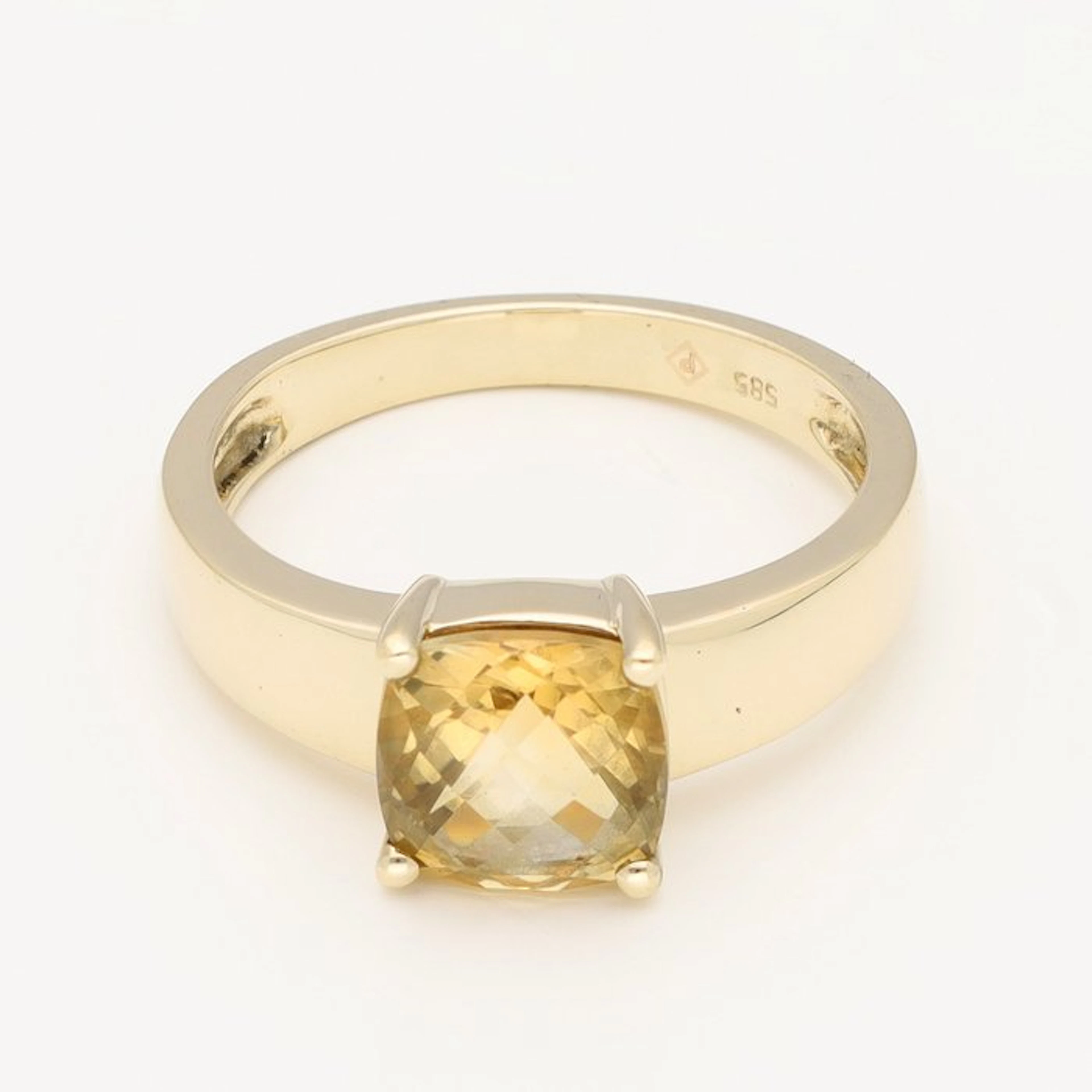 Ring - 8 kt. Yellow gold - Citrine
