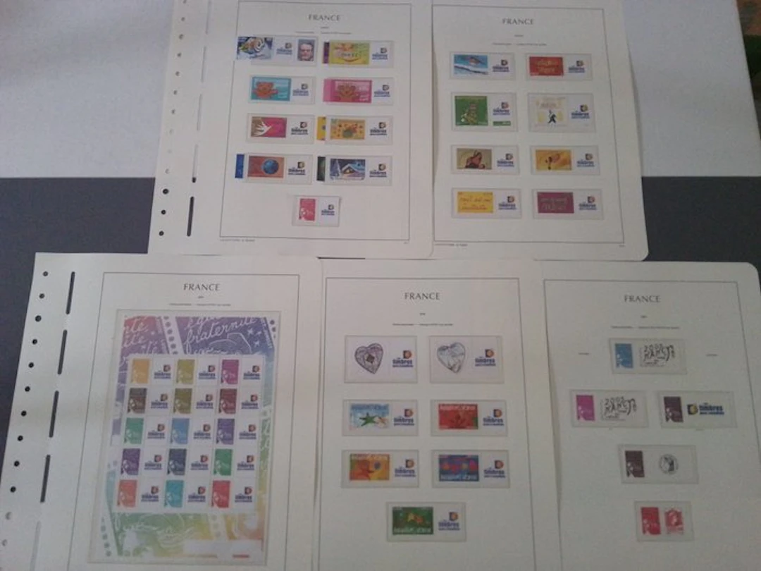 France 2000/2004 - Collection of customized French stamps...