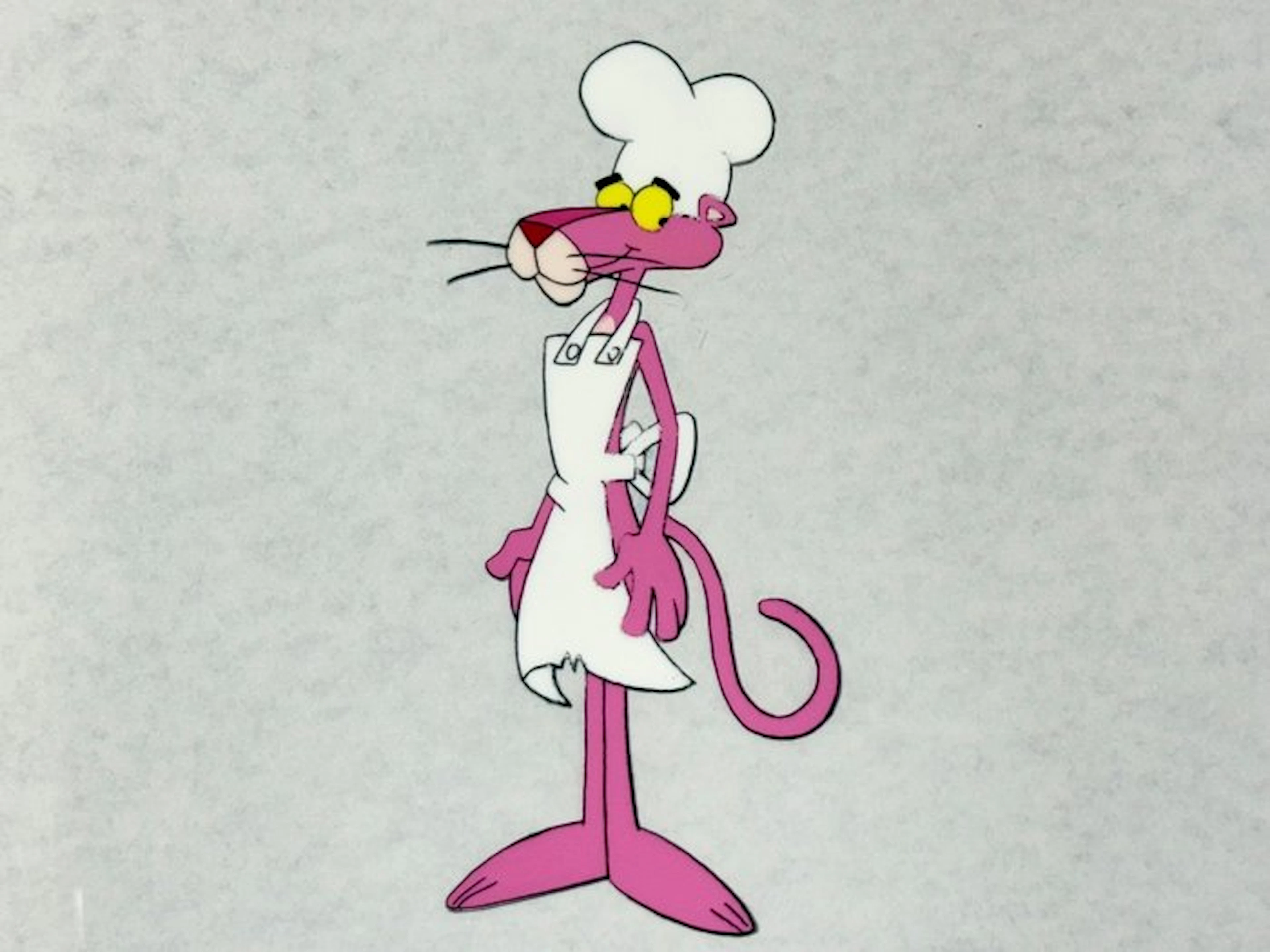 Friz Freleng - Original animation cel and drawing of Pink...