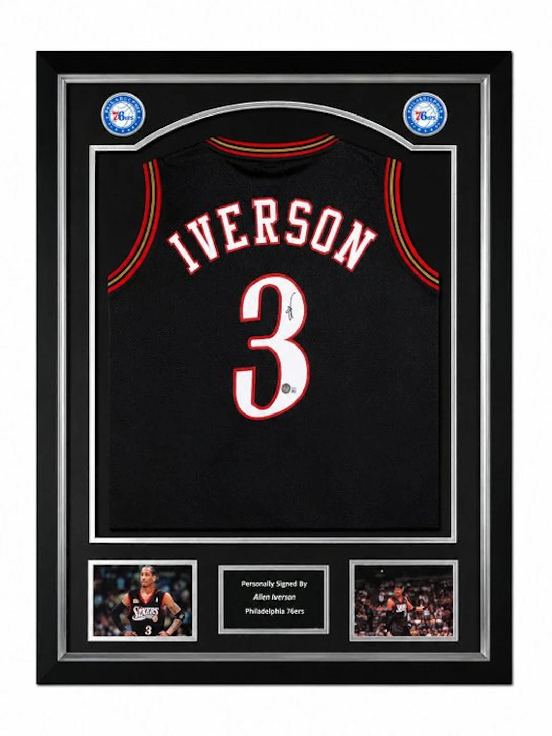 Philadelphia 76ers - NBA - Allen Iverson - Premium Frame - NBA Jersey