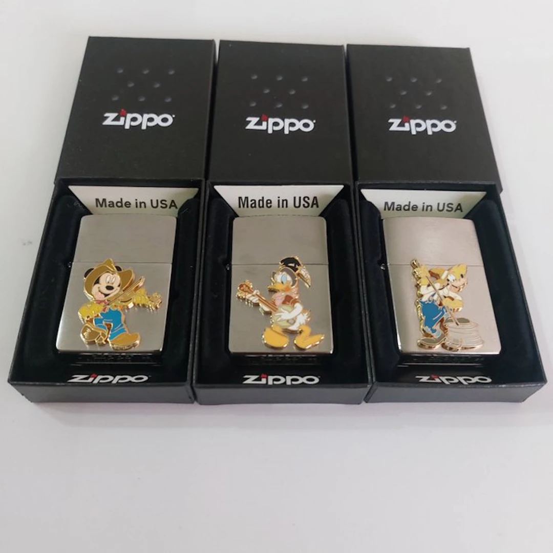Zippo - No reserve price - Pocket lighter - Steel (stainless) - (3)