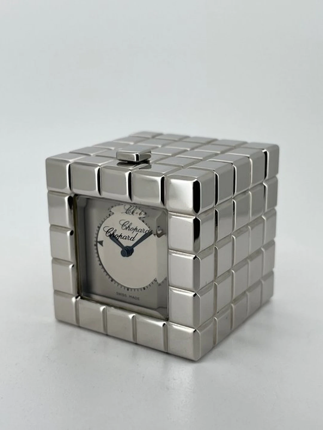 Table clock - Chopard - Contemporary Steel - 2010-2020 - Ice Cube
