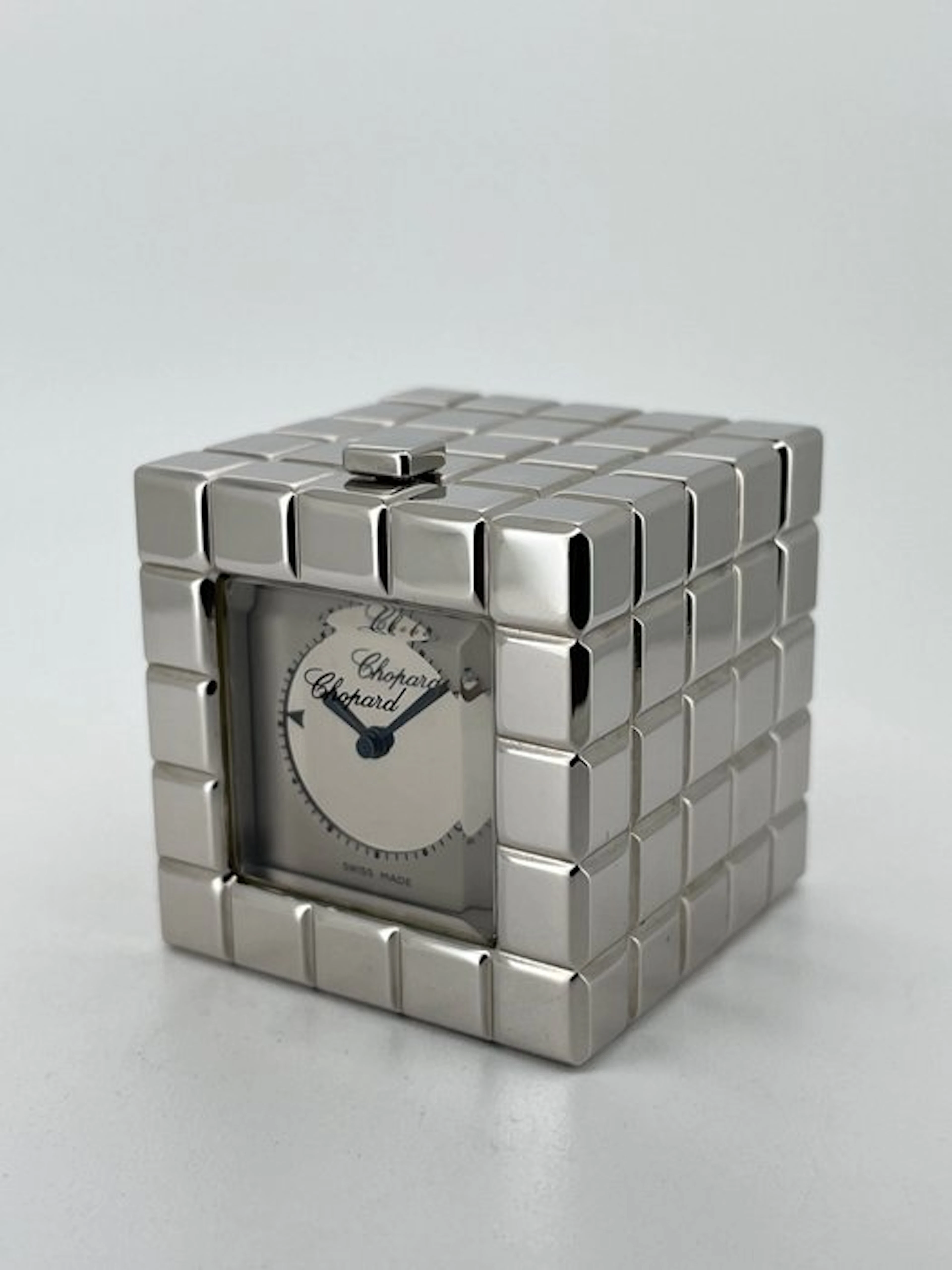 Table clock - Chopard - Contemporary Steel - 2010-2020 - Ice Cube