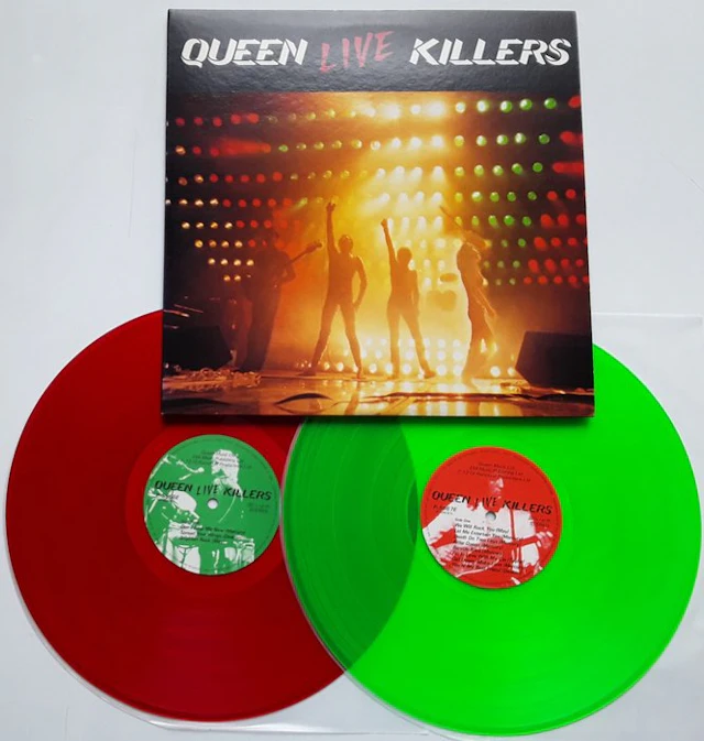 Queen - 2 LP - JAPAN - Live Killers - Green / Red Vinyl - Vinyl record - 1979