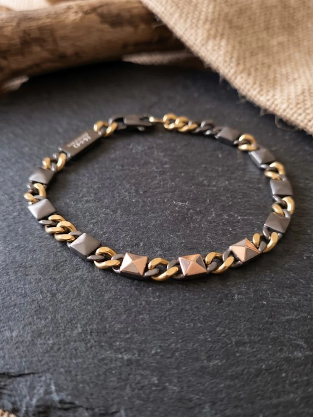 18 kt. - Steel, Rose gold - Bracelet - Italian Manufacturing