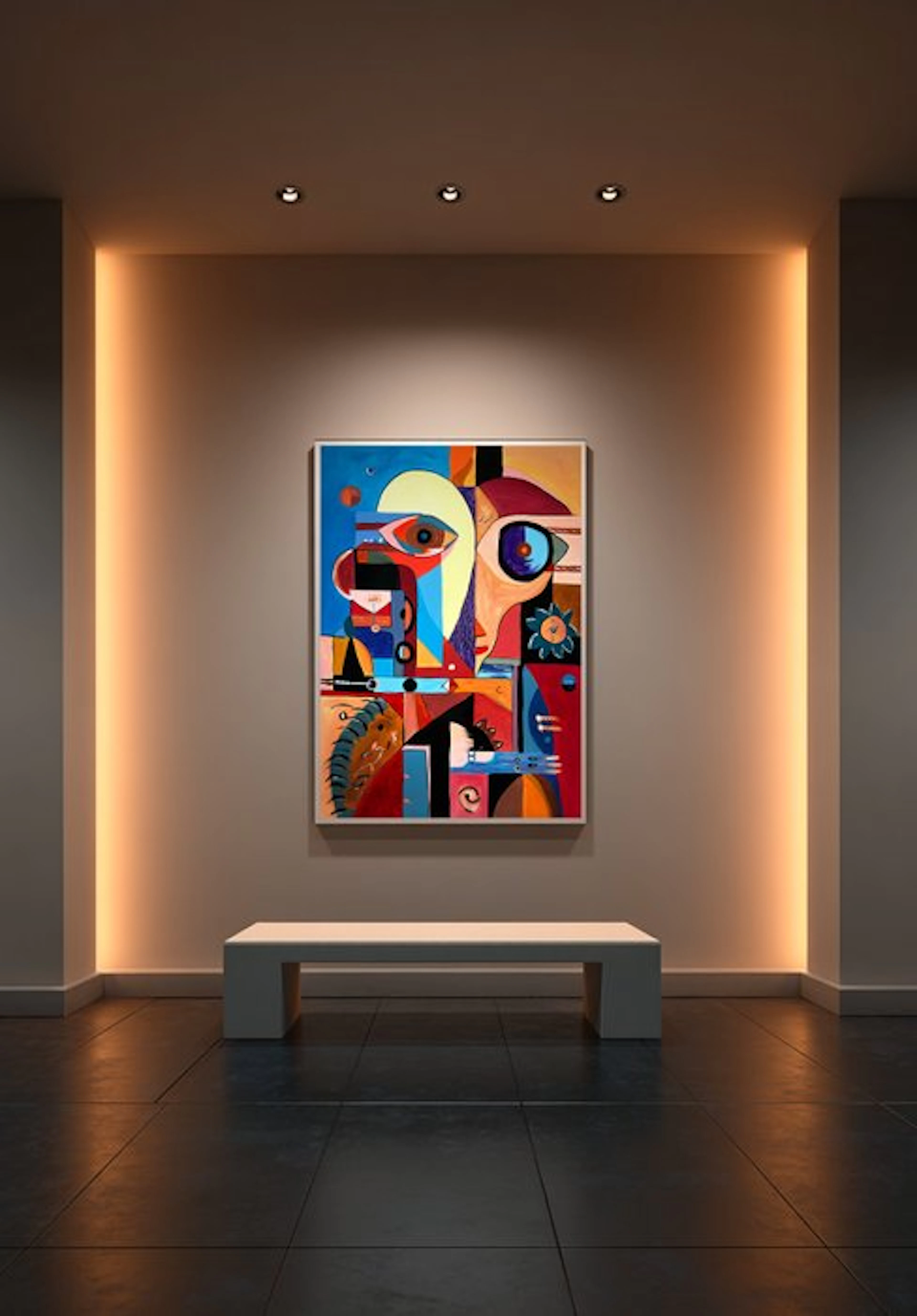 E. Pérez Lezcano - El Rostro del Enigma XL (No Reserve)