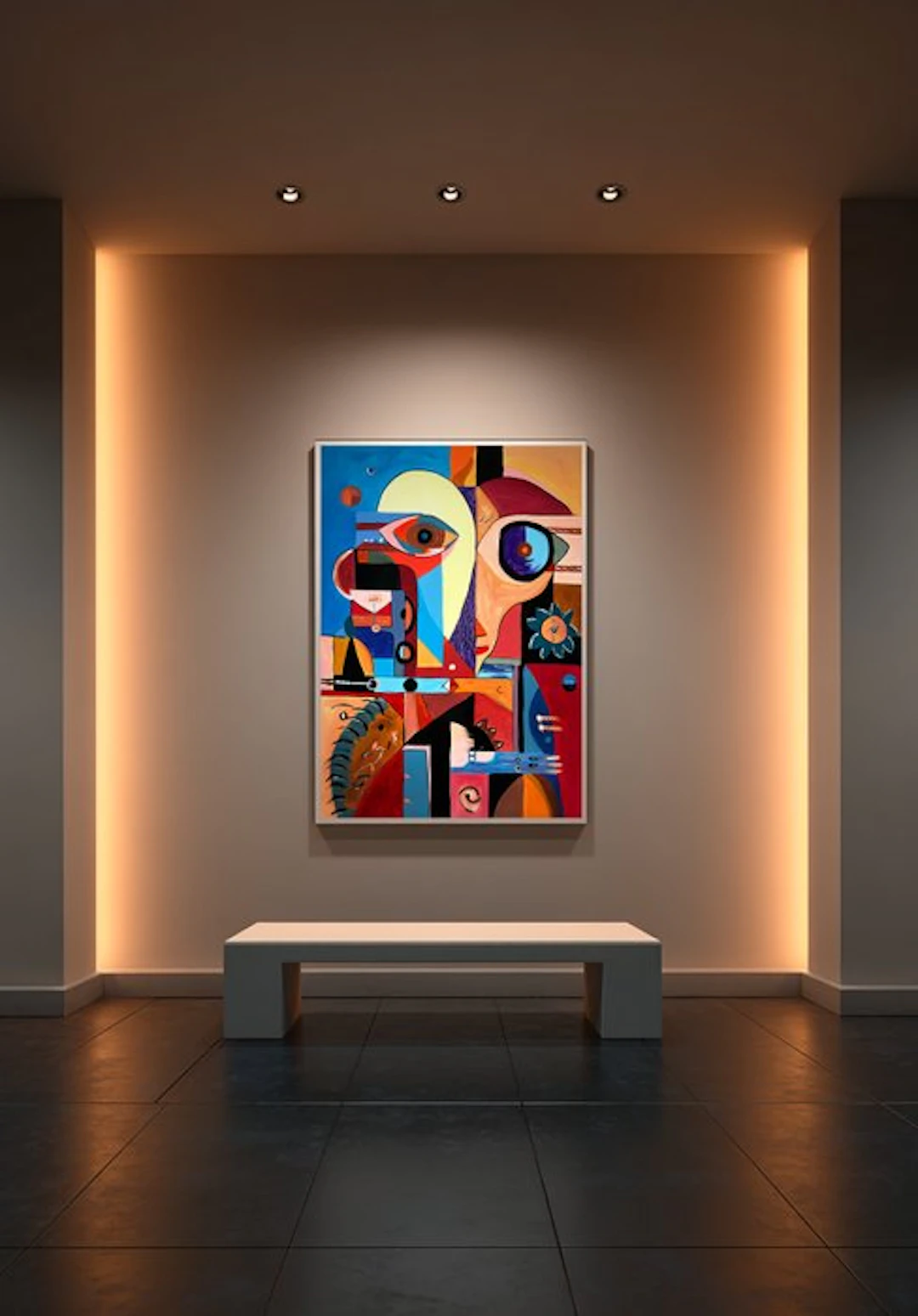E. Pérez Lezcano - El Rostro del Enigma XL (No Reserve)