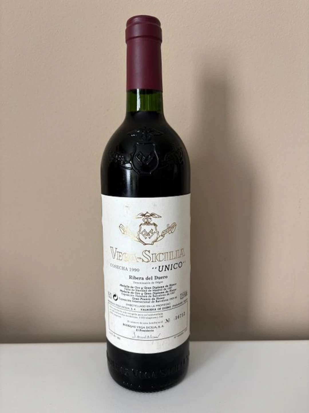 1990 Vega Sicilia Único - Ribera del Duero Gran Reserva - 1 Bottle (0.75L)