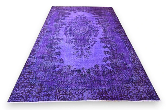 Purple vintage - Rug - 275 cm - 165 cm - √ handmade √ certificate