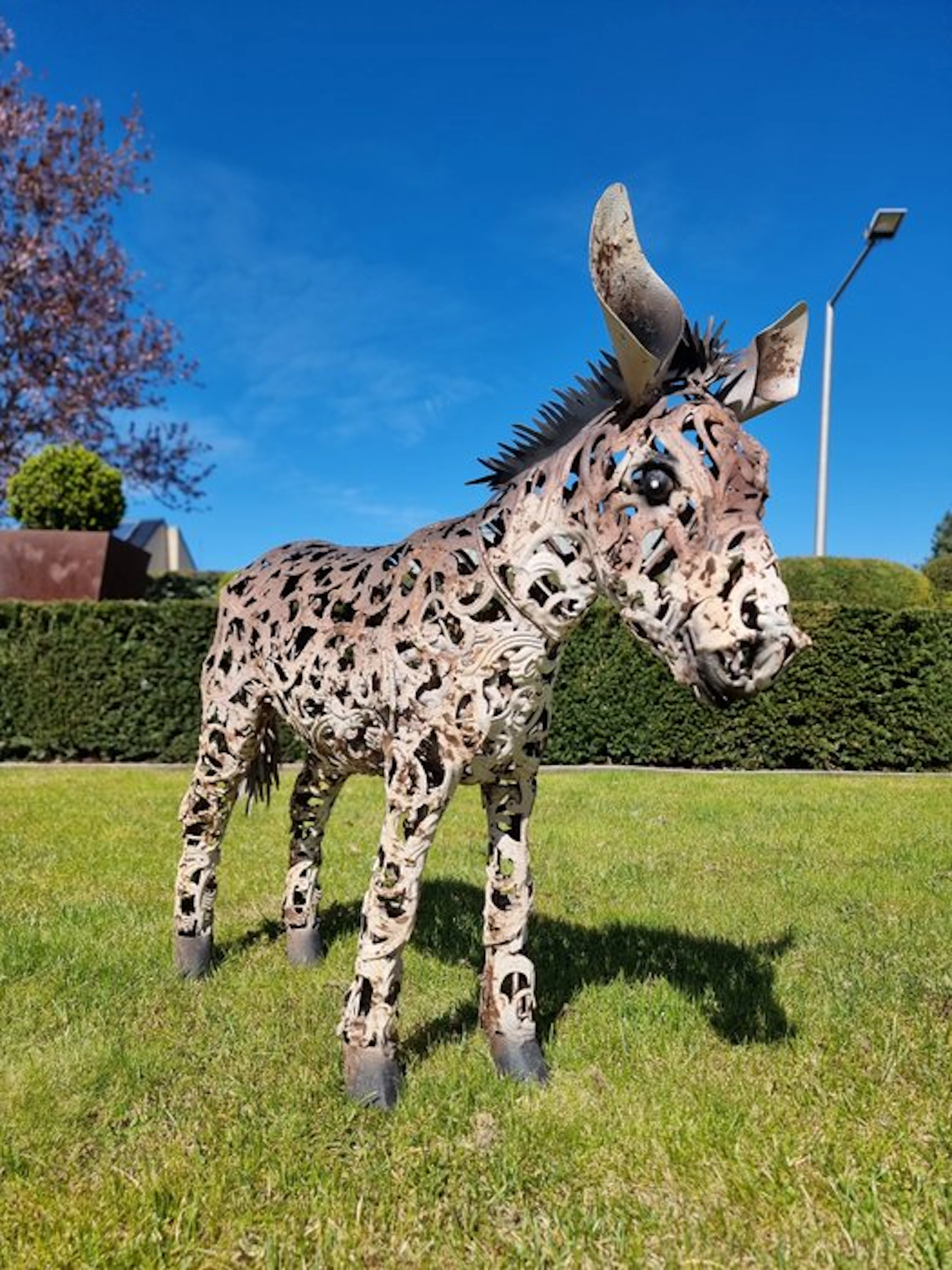 Figurine - Levensechte ezel - Iron, Metal