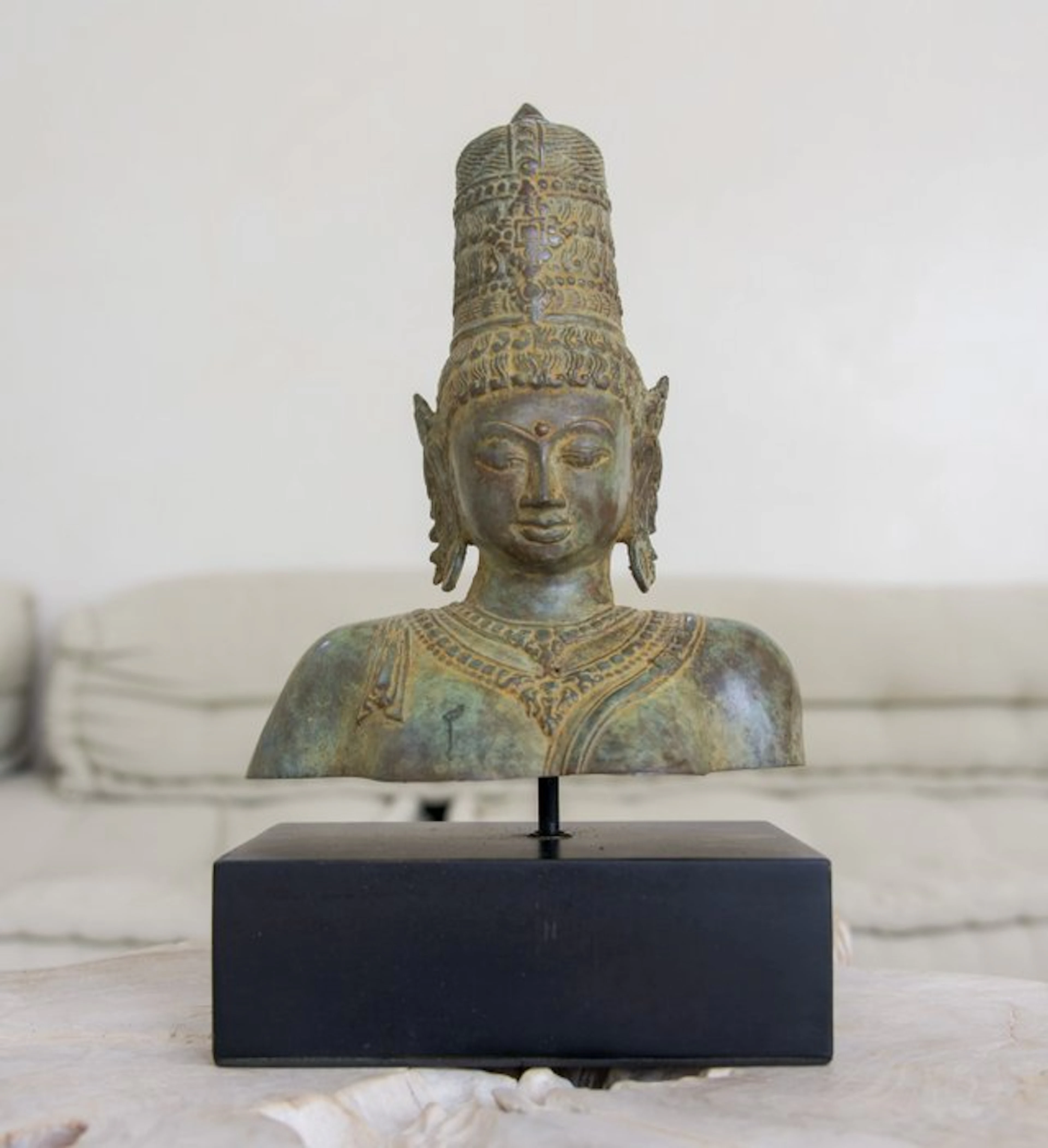 Sculpture, NO RESERVE PRICE - Buddha Sculpture - 28 cm - Bronze