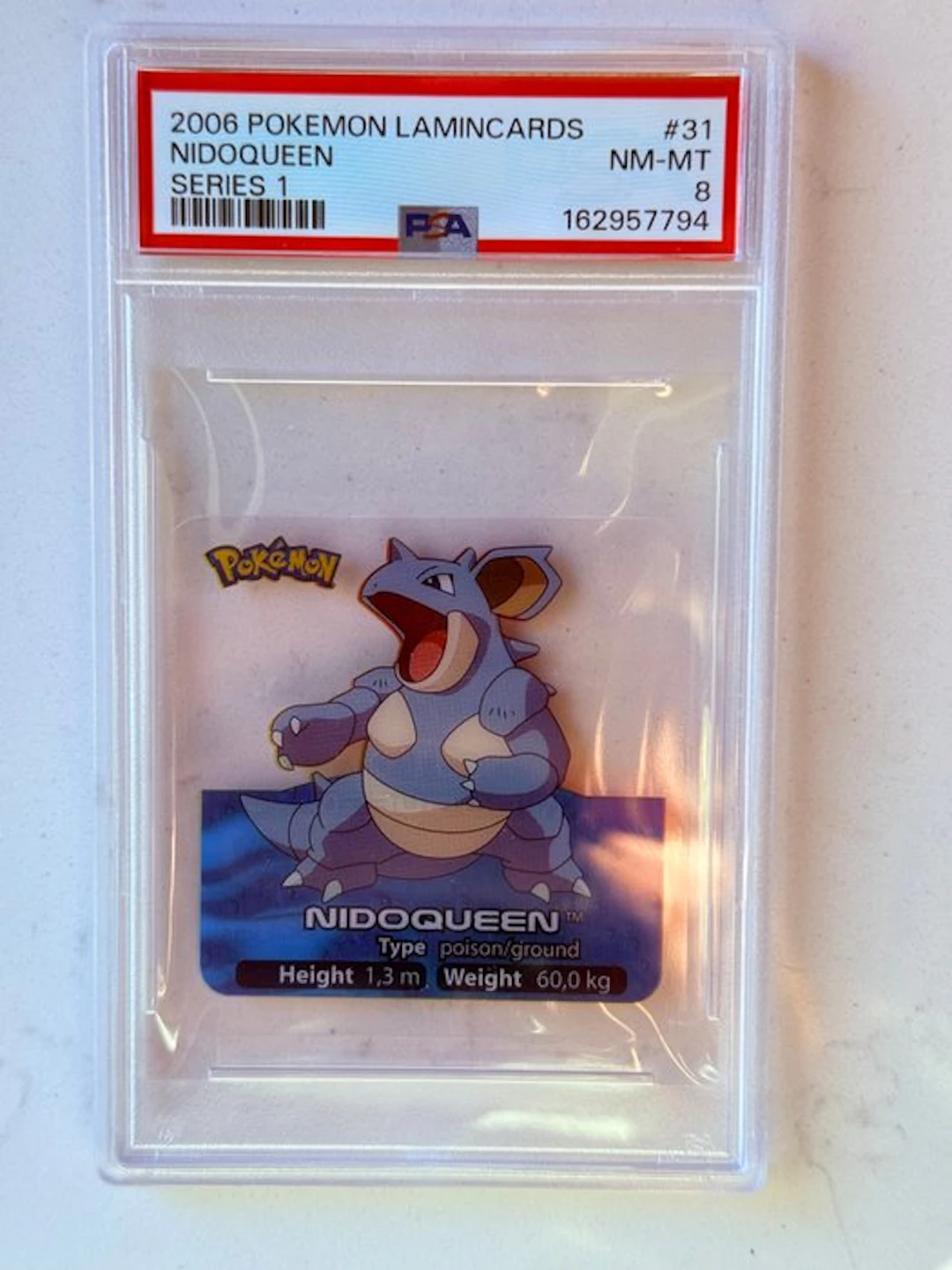 Pokémon - 1 Graded card - Nidoqueen 31 - PSA 8 - Various sets