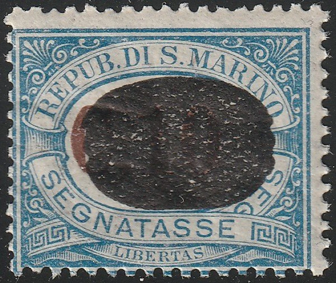 San Marino 1925 - Proof print of a fiscal stamp