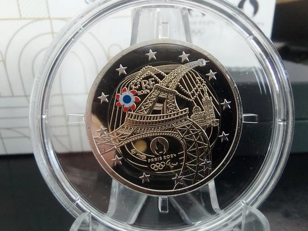 France. 2 Euro 2024 "La Tour Eiffel Danse" Proof (No reserve price)