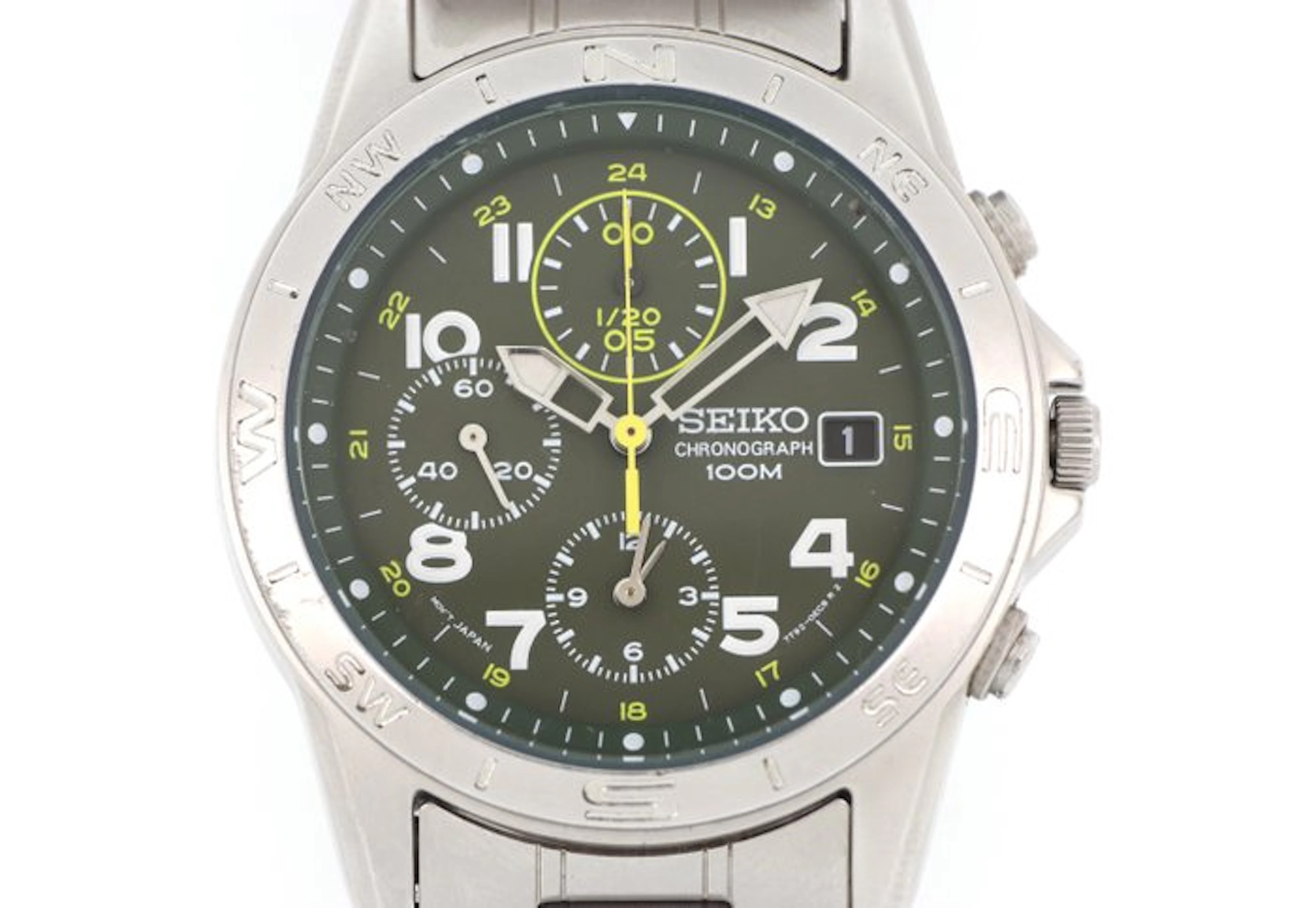 Seiko - Military Compass Chronograph - No reserve price...
