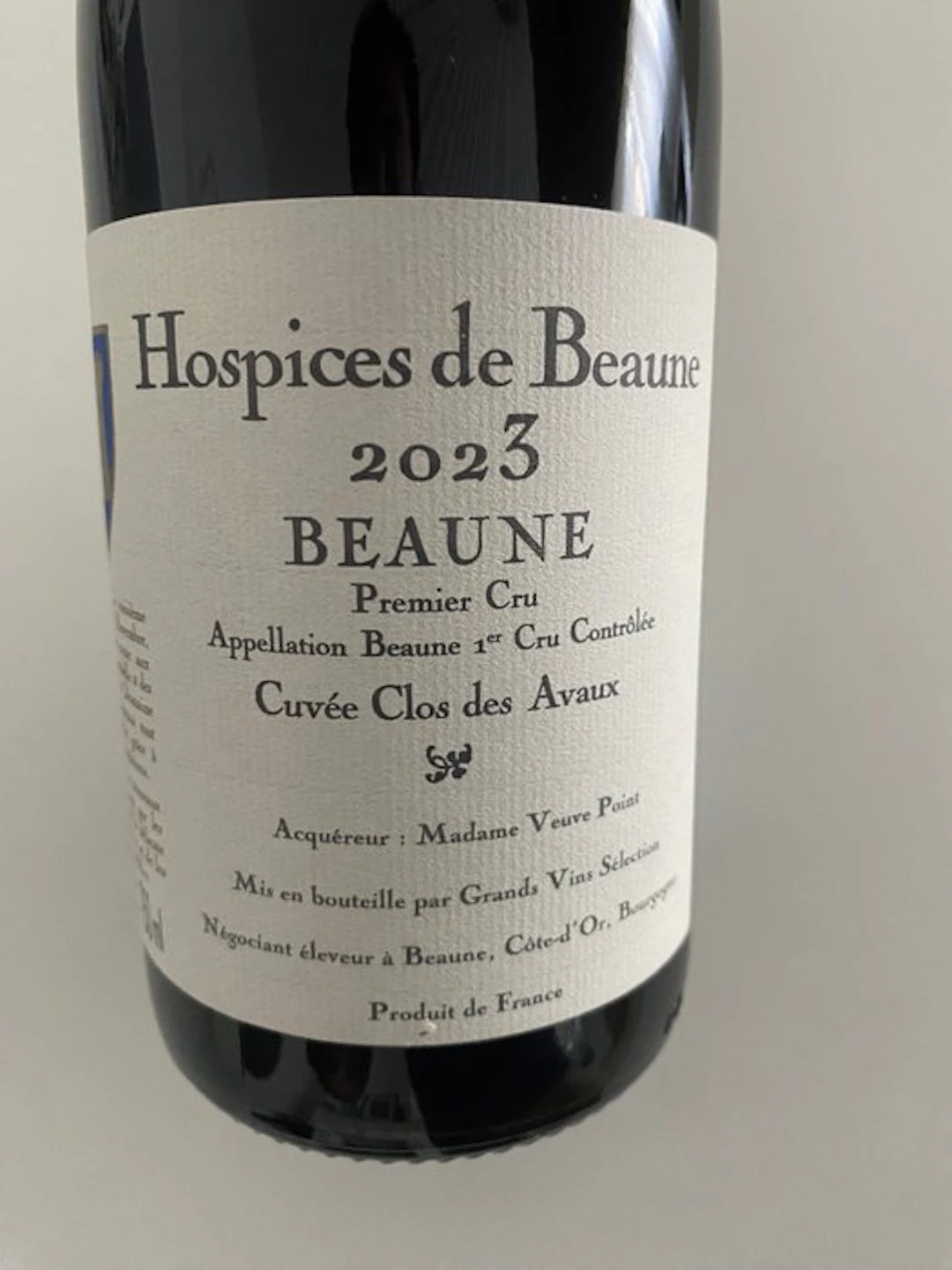 2023 Hospices de Beaune "Cuvée Clos des Avaux" - Beaune...