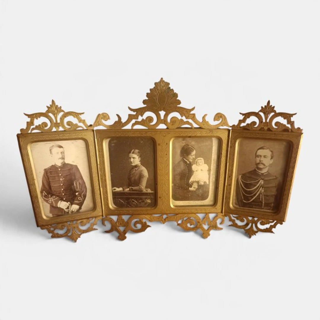 Picture frame - Brass - RARE & ELEGANT PHOTO HOLDER