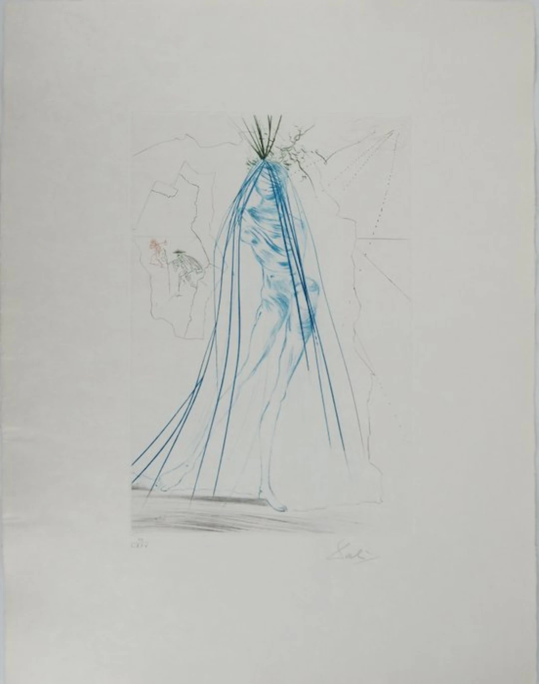 Salvador Dali (1904-1989) - Iseult aux blanches mains