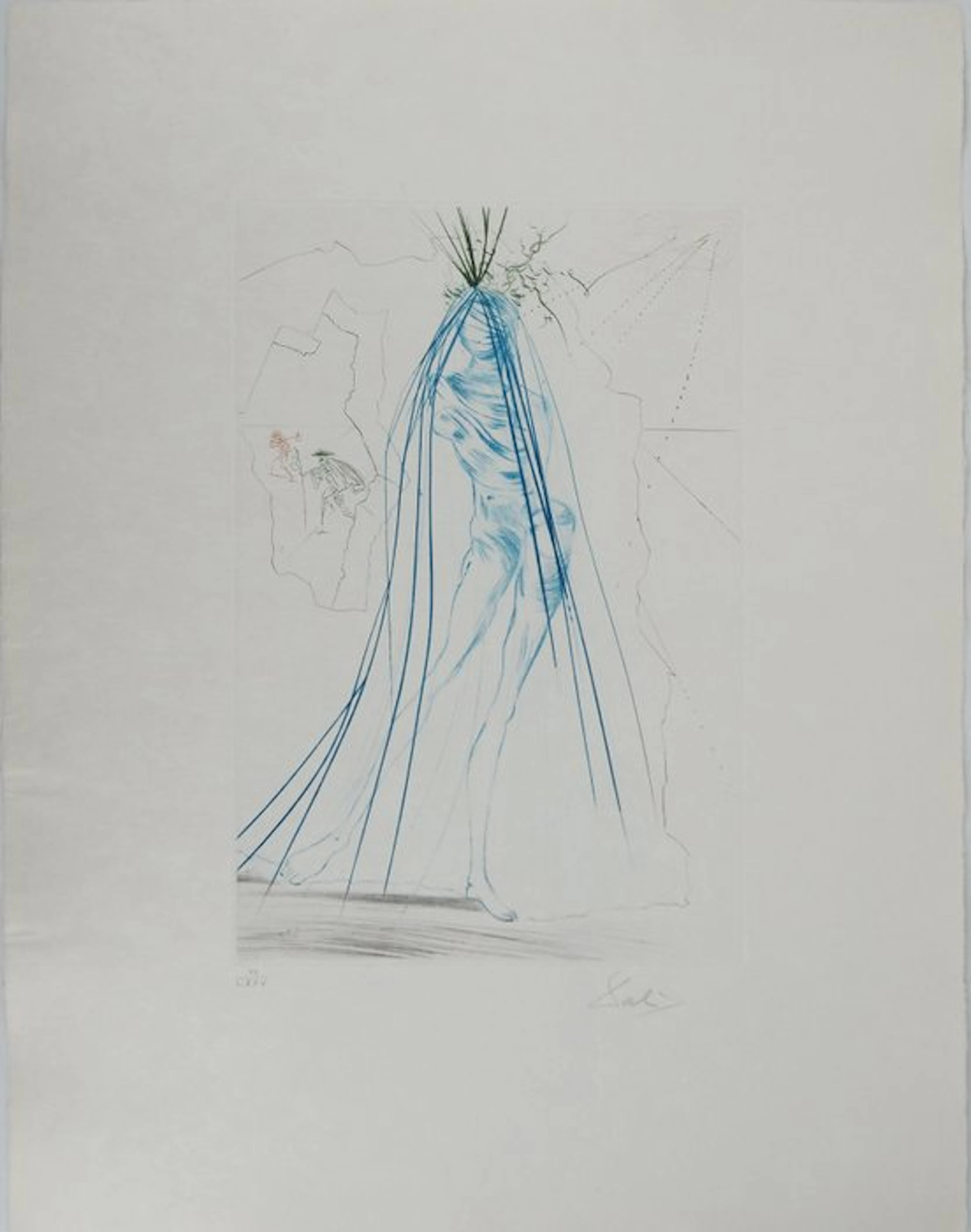 Salvador Dali (1904-1989) - Iseult aux blanches mains