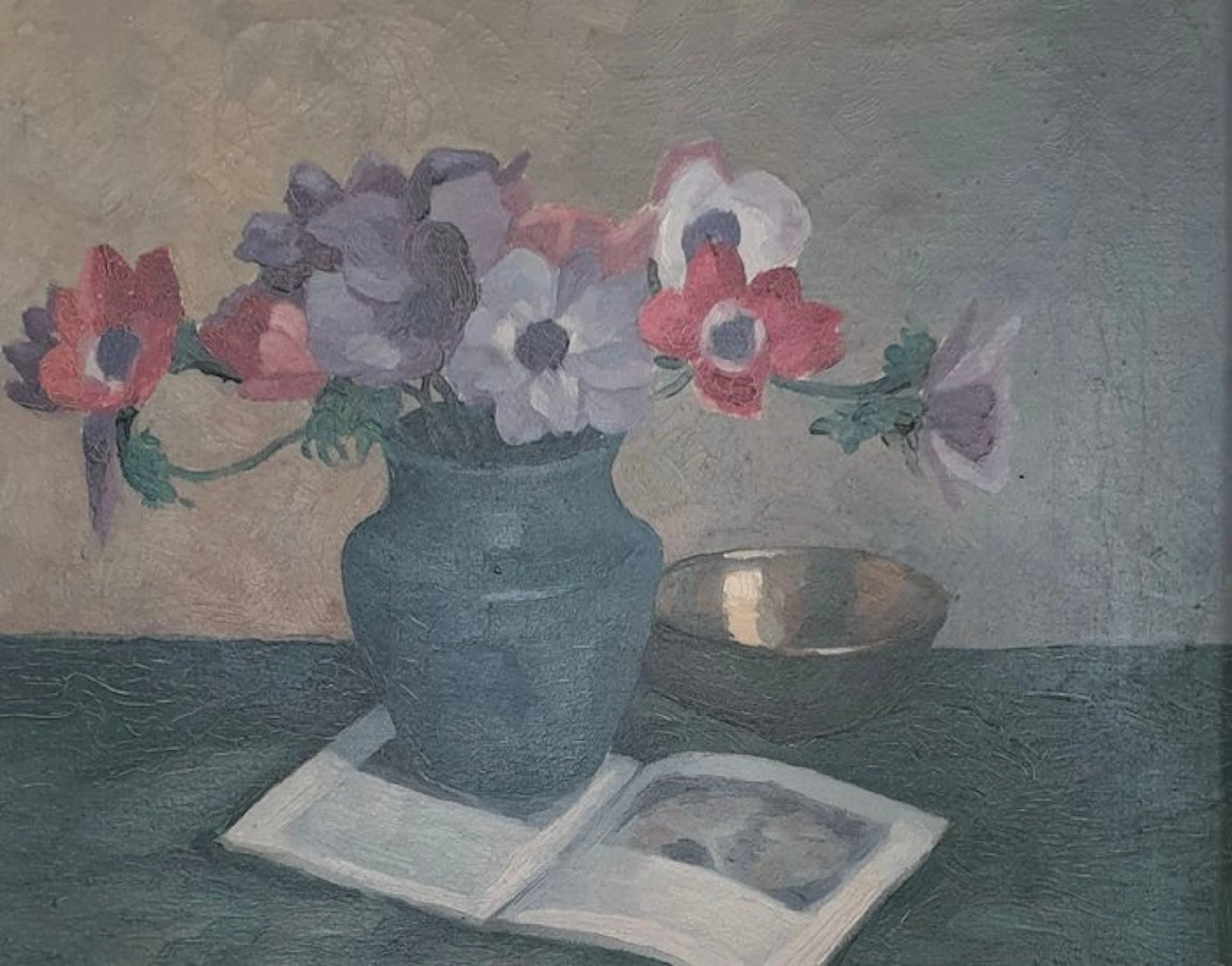 Charles Husslein (1894 - 1971) - Bouquet de fleurs