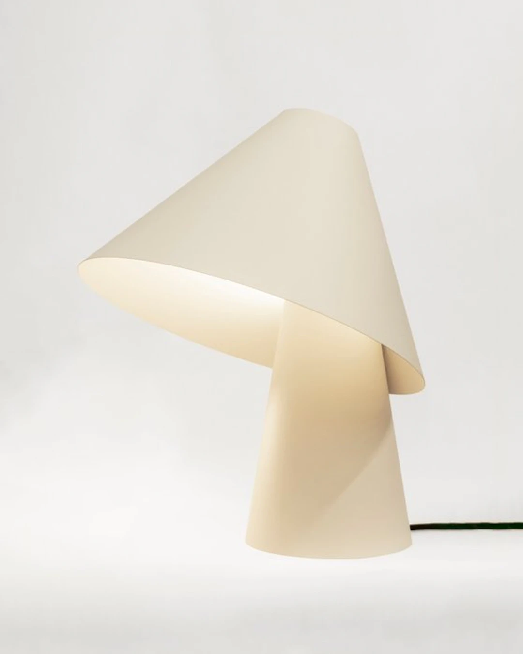 Luis Marie - Table lamp - Elepé Large - Aluminium - Paper White