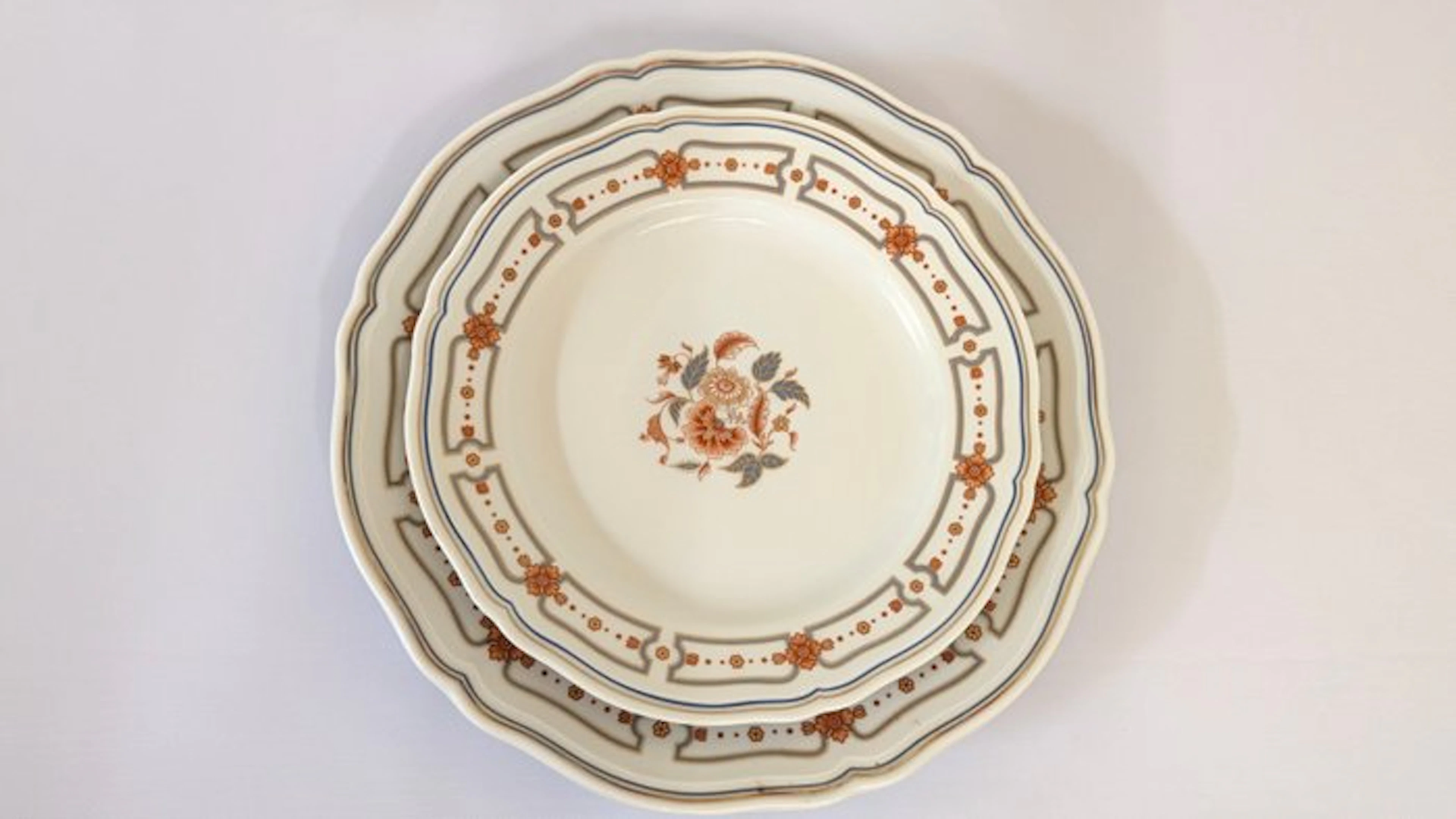 Richard Ginori - "Taormina" - Dessert service (7) - Porcelain - Antique Shower