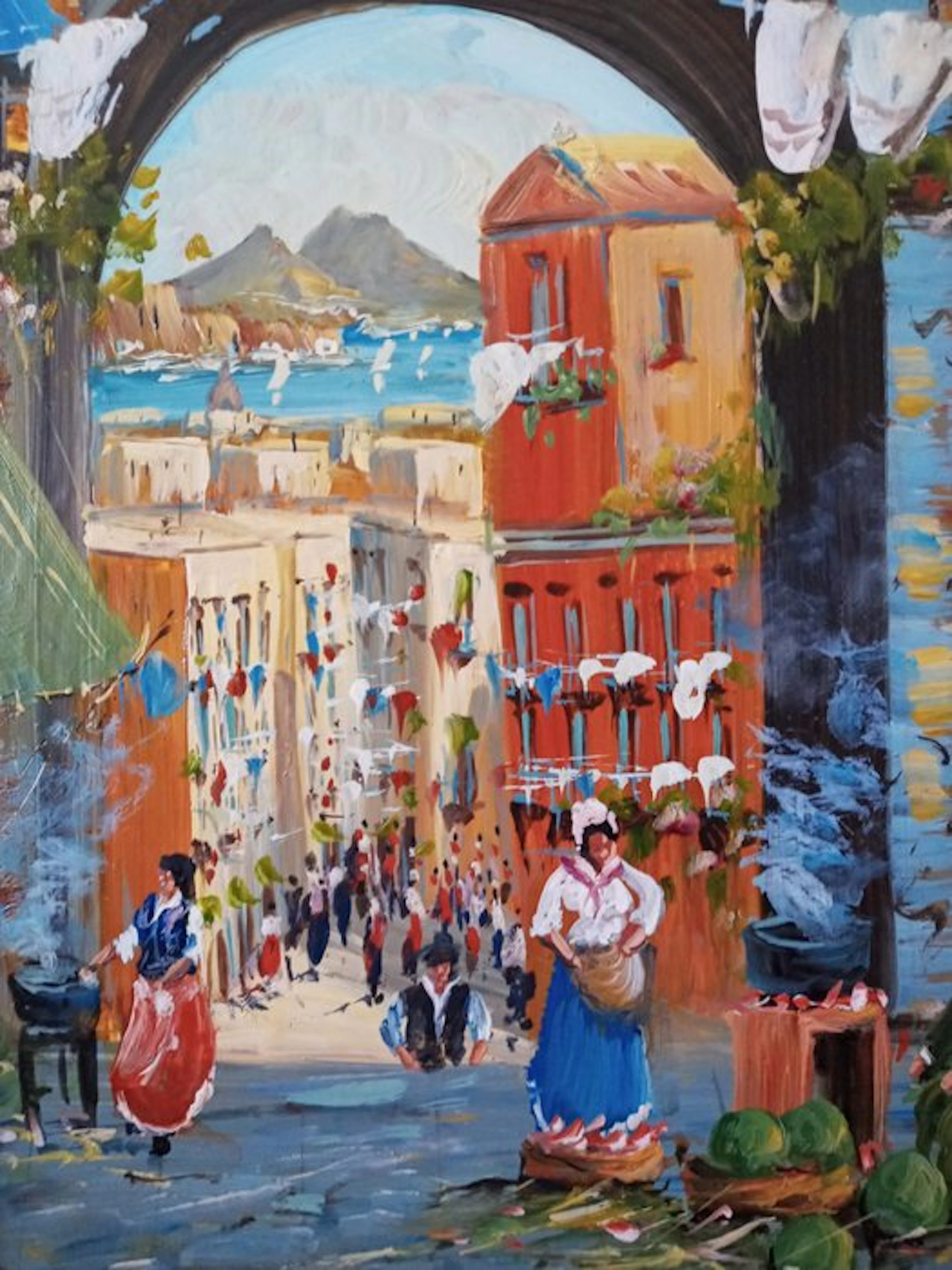 Scuola napoletana (XX) - Scena di vita
