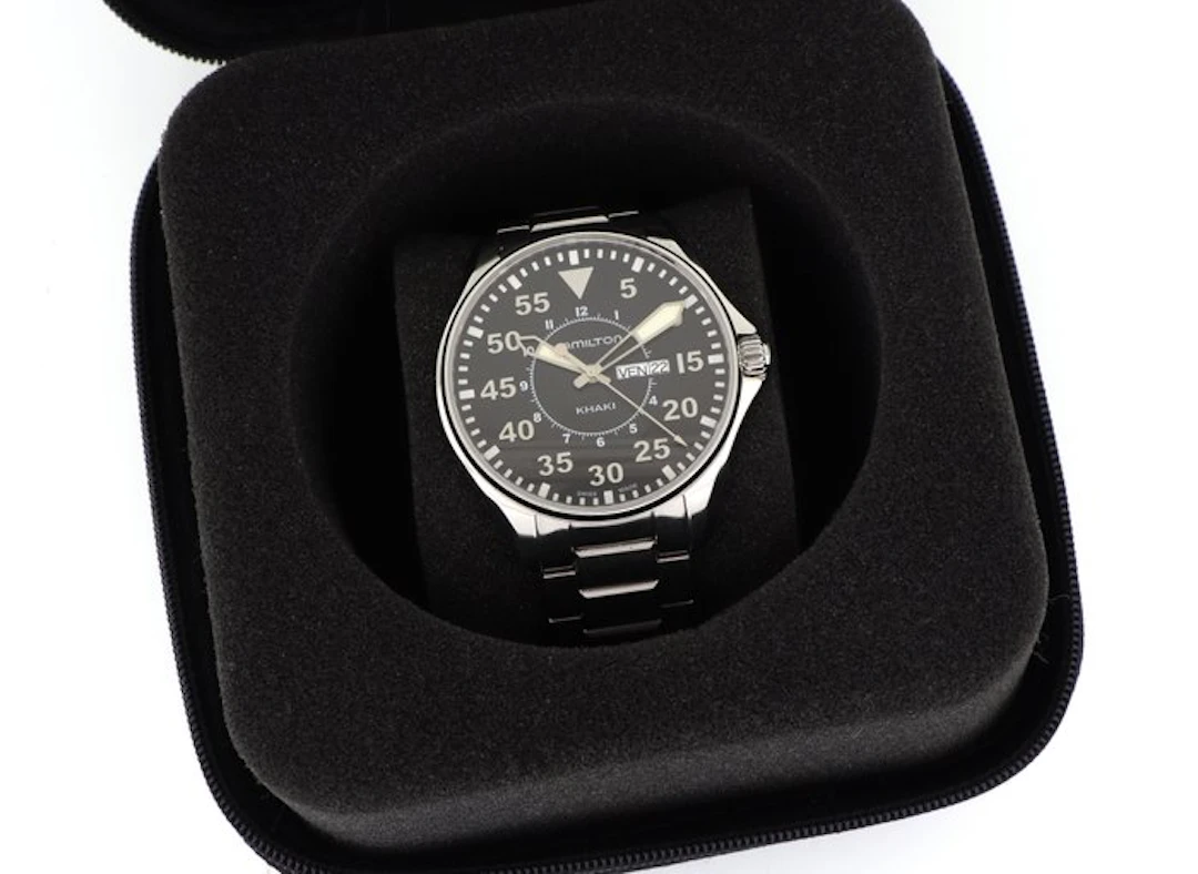 Hamilton - Hamilton Khaki Aviation Pilot Day Date Auto...
